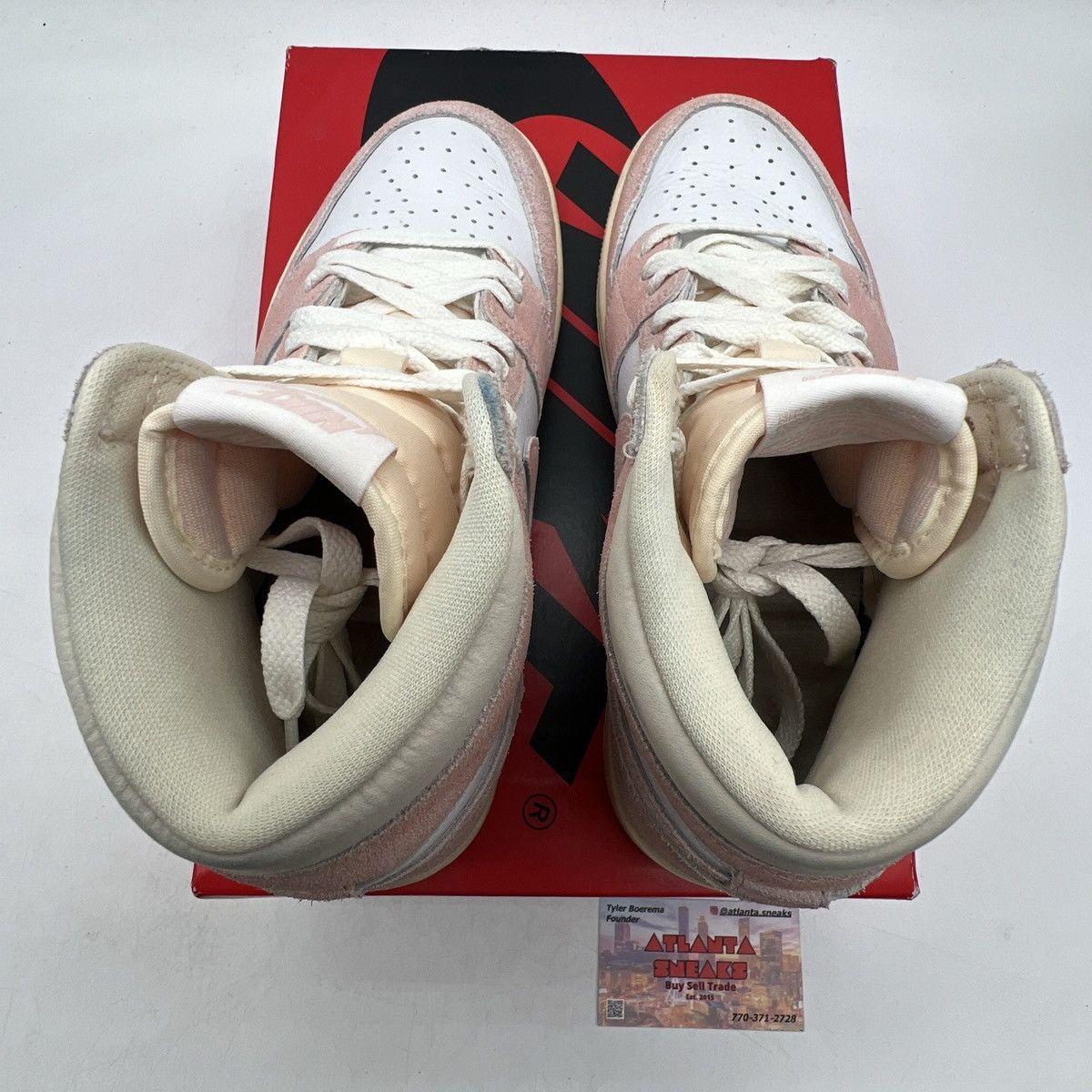 Jordan Brand Wmns air Jordan 1 high washed pink Size US 8.5 / EU 41-42 - 7 Thumbnail