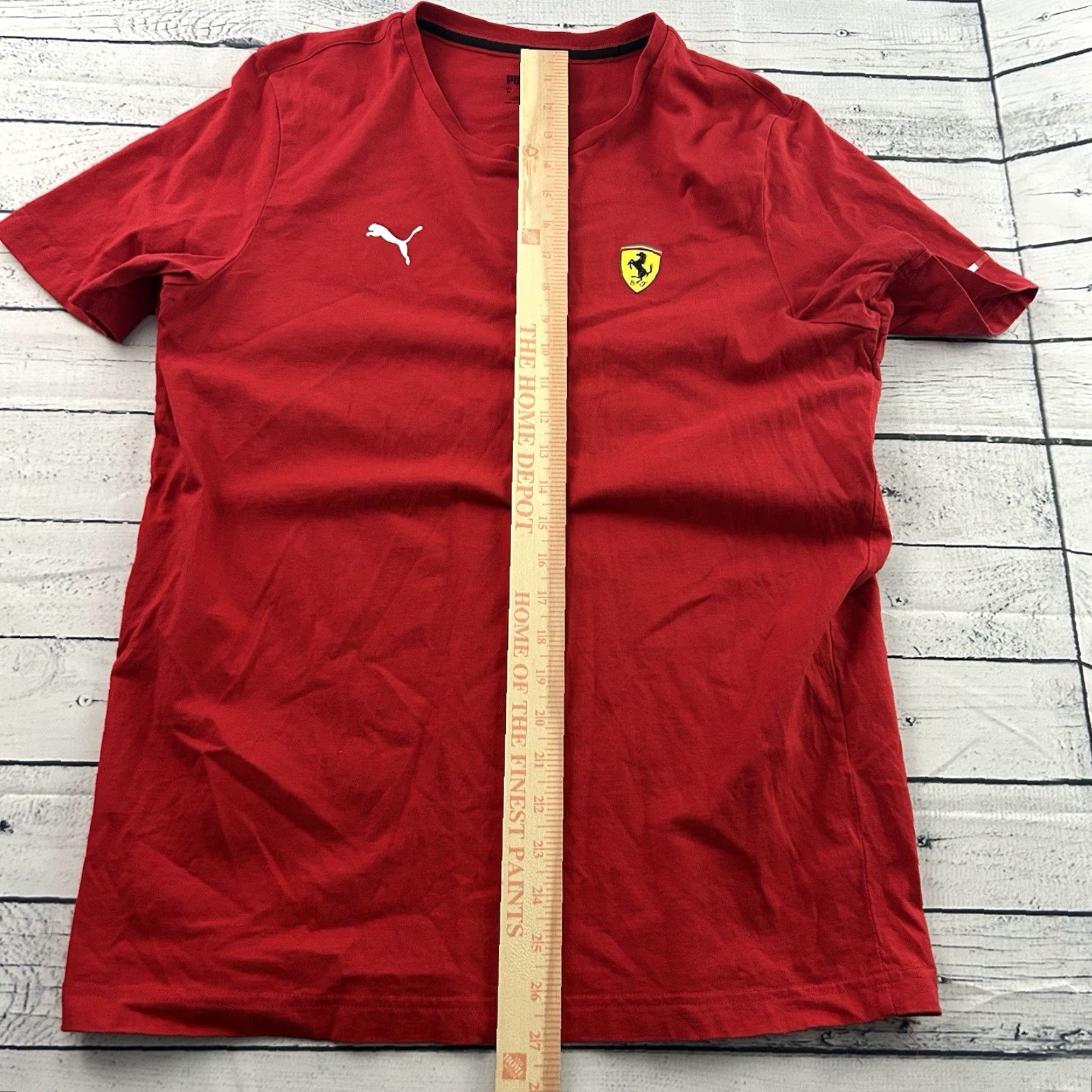 Puma PUMA Ferrari Short Sleeve T Shirt Men's Medium Red Size US M / EU 48-50 / 2 - 3 Thumbnail