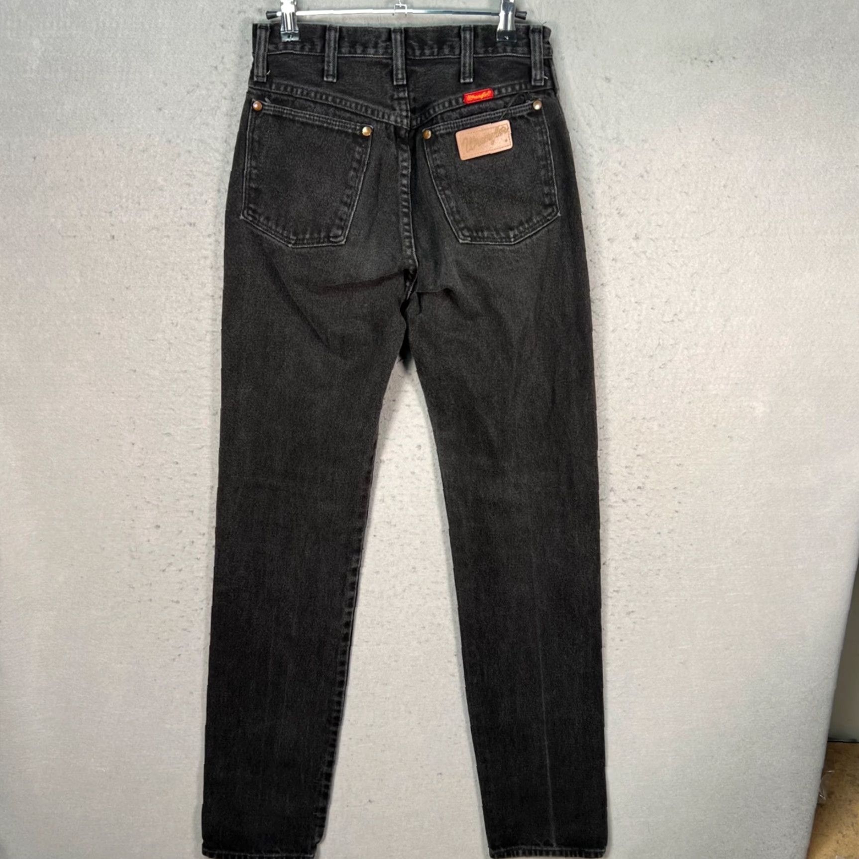 Wrangler VINTAGE Wrangler Womens Jeans Black High-Waisted Straight Denim Cotton 26 Inseam 34 Womens Jeans Men? Size 26" / US 2 / IT 38 - 2 Thumbnail