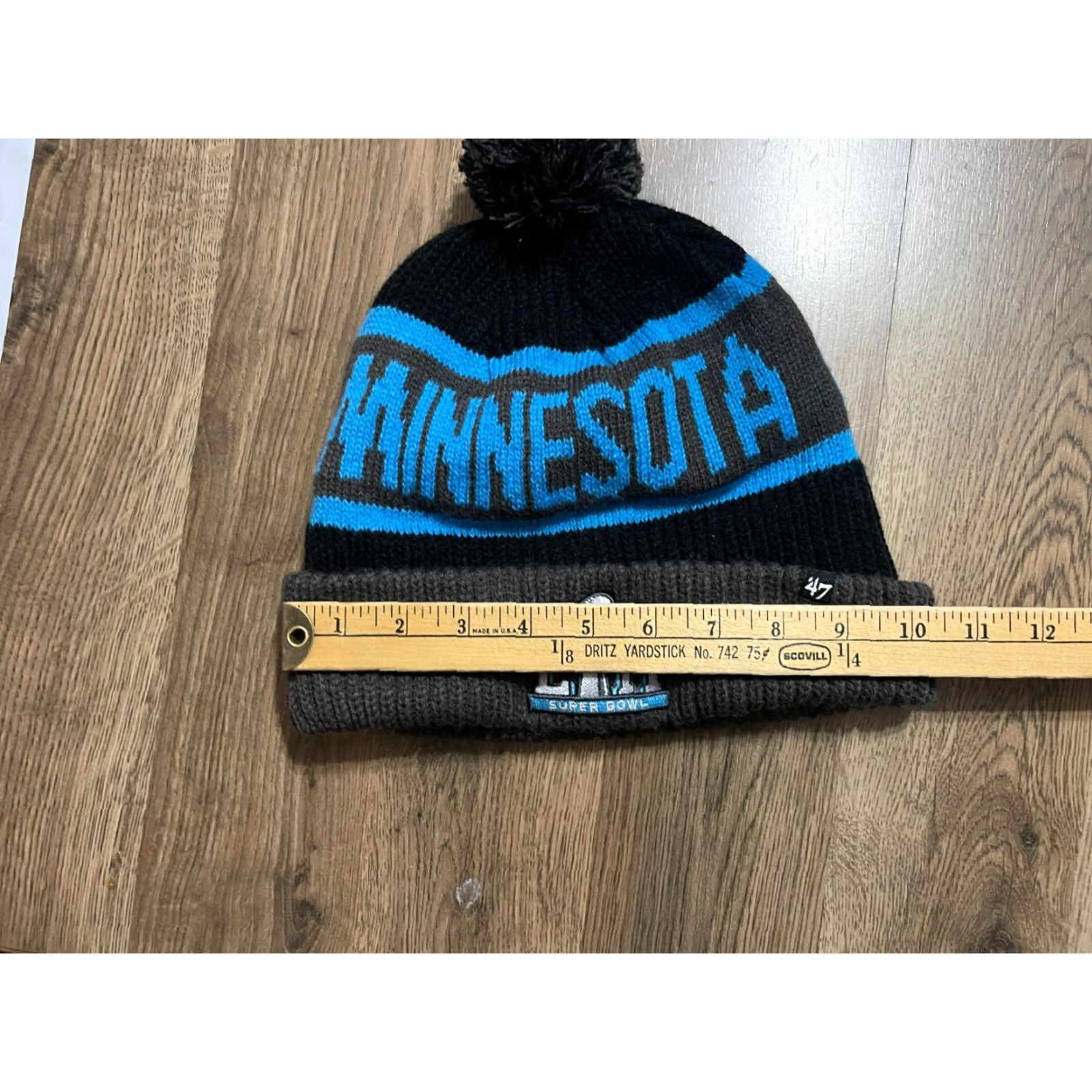 Vintage ’47 Hat Unisex One Size Stocking Cap Winter NFL Minnesota LVII Minnesota Beanie Blue Women Size ONE SIZE - 6 Thumbnail