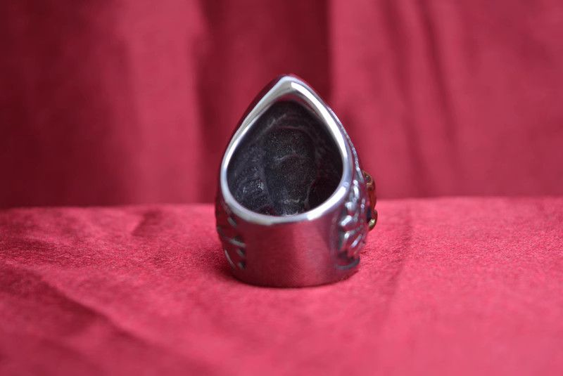 Jewelry Joker Dark Jewelry Rings Open Size Chrome Ring (Size 7-13) Size ONE SIZE - 5 Thumbnail
