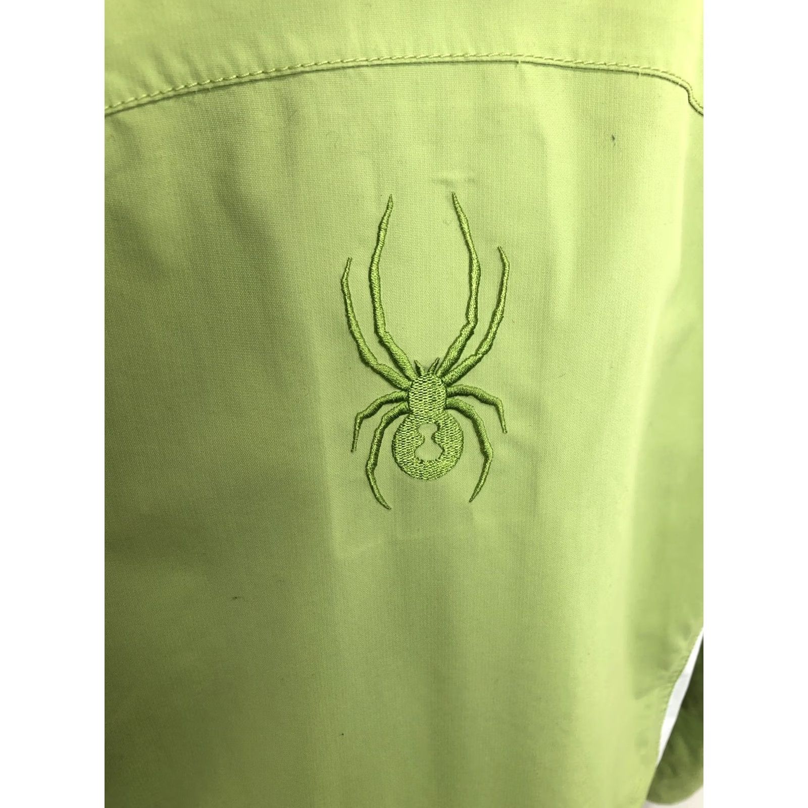 Spyder SPYDER Embroidered ZIP OUT LINER Womens US 6 Hooded Ski Winter Jacket Green - Jacket, Ski, Hooded, Embroidered, 6, Womens, Spyder, Winter, Green Size M / US 6-8 / IT 42-44 - 7 Thumbnail