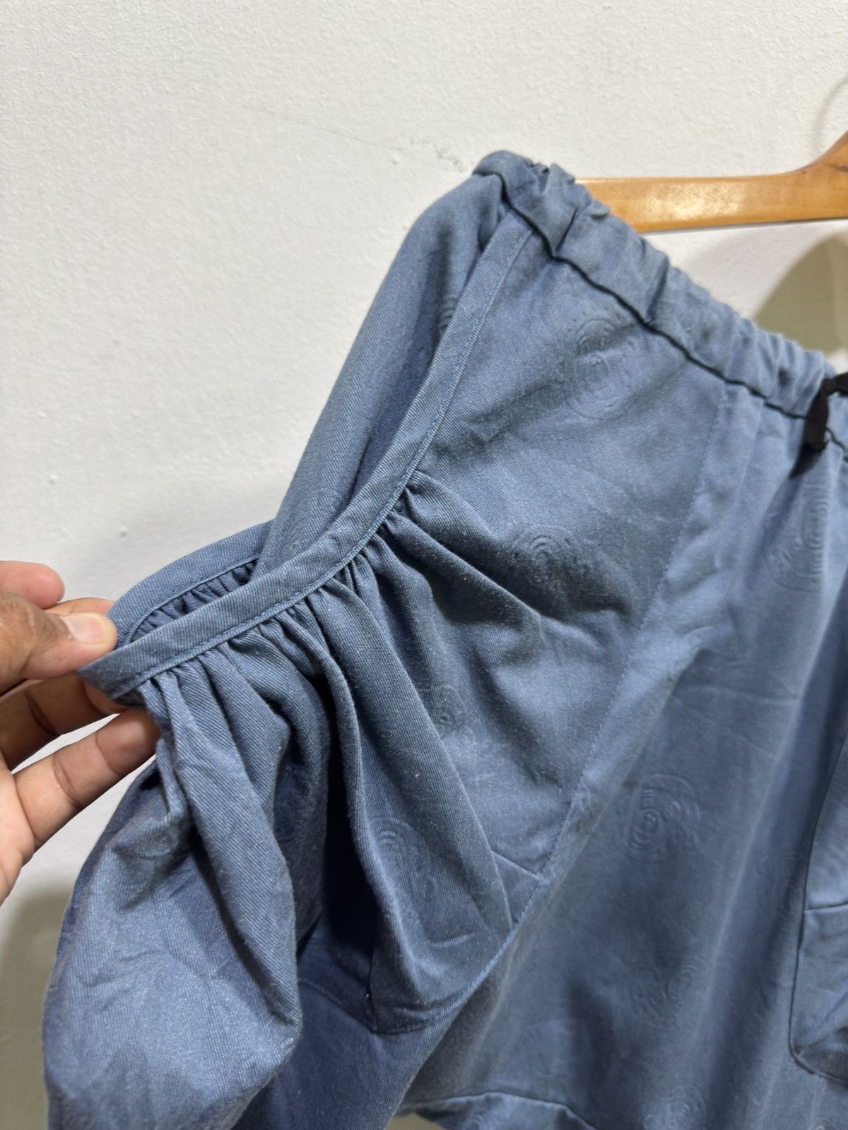 Issey Miyake NE-NET AOP Monkeys Jacquard Drop-Crotch Harem Pants Size US 32 / EU 48 - 6 Thumbnail