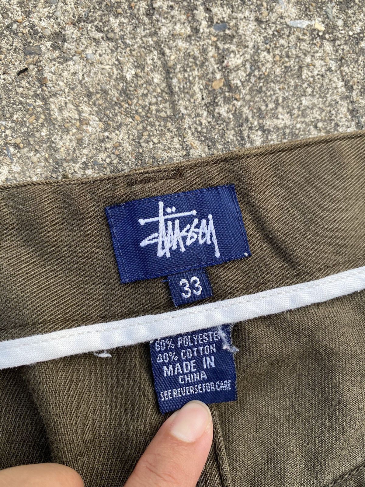 Stussy Vintage Stussy Carpenter Pants Green Size US 35 - 4 Thumbnail
