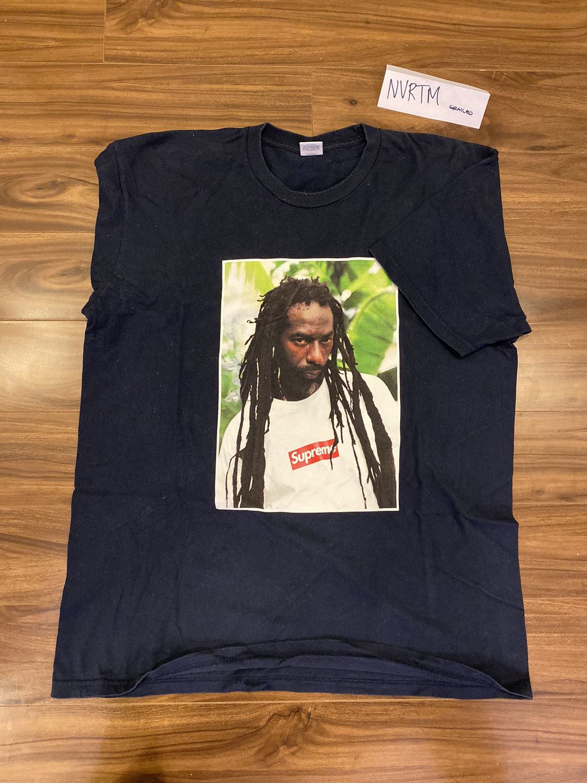 supreme x Buju Banton Tee Black Lサイズ