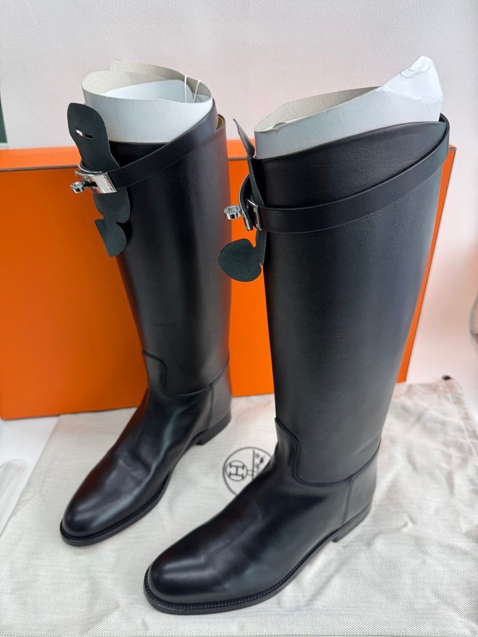Hermes Hermes Black Boots us_5 Women Size US 5 / IT 35 - 1 Thumbnail