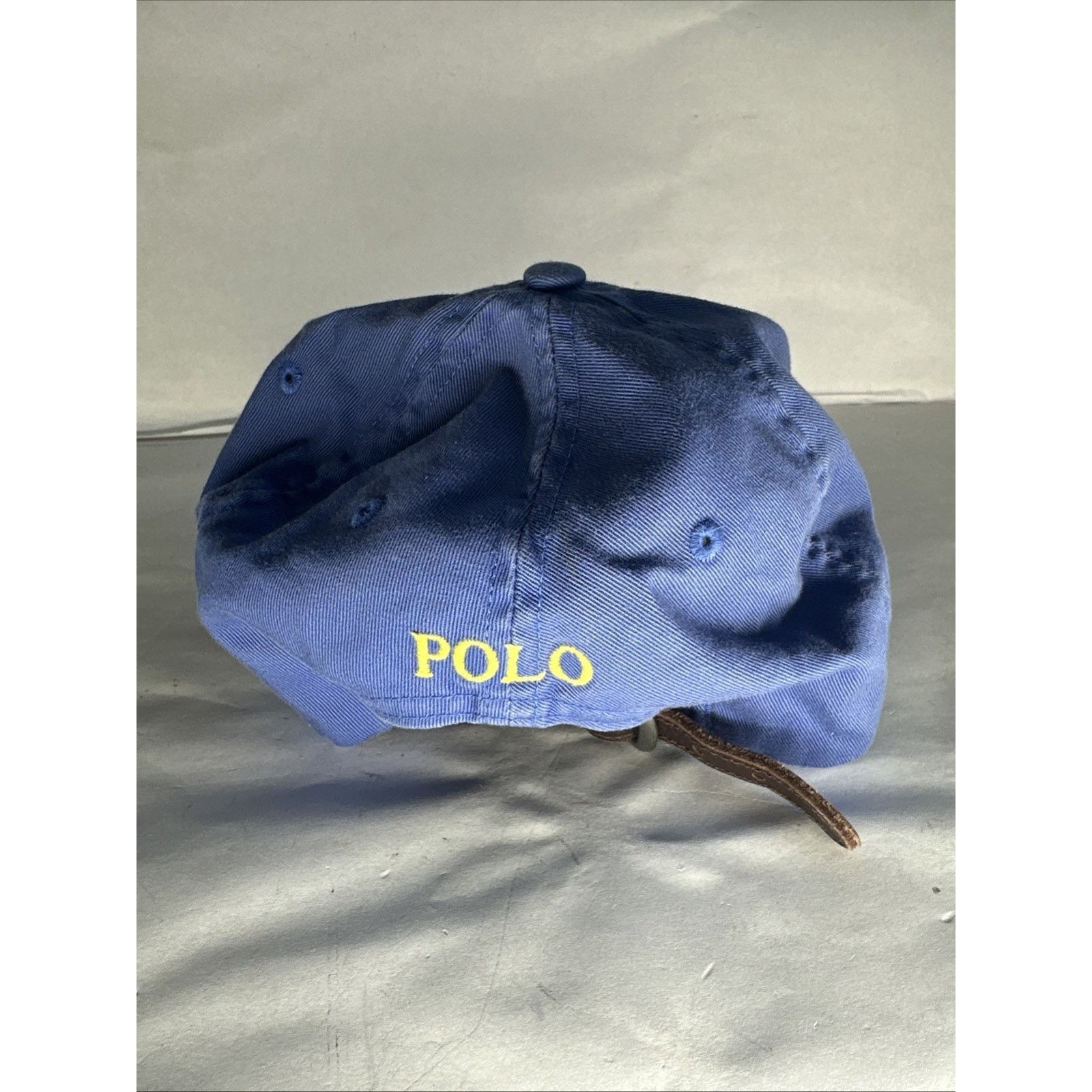 Polo Ralph Lauren Polo Ralph Lauren Blue Ball Cap Chino Hat Yellow Pony Size ONE SIZE - 4 Thumbnail