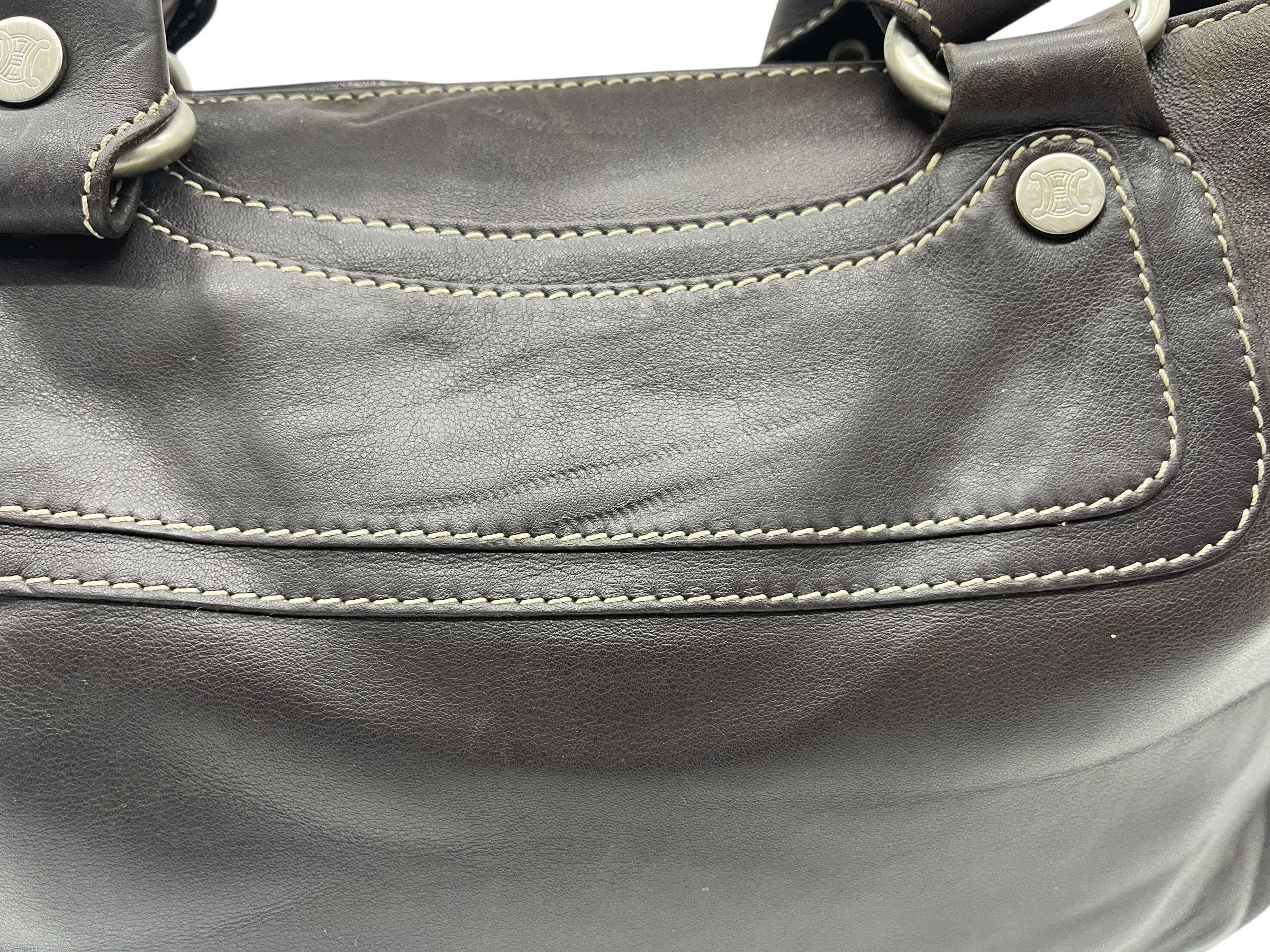 Celine Celine Boogie Bag Brown Leather Vintage Y2K Made in Italy Size ONE SIZE - 5 Thumbnail