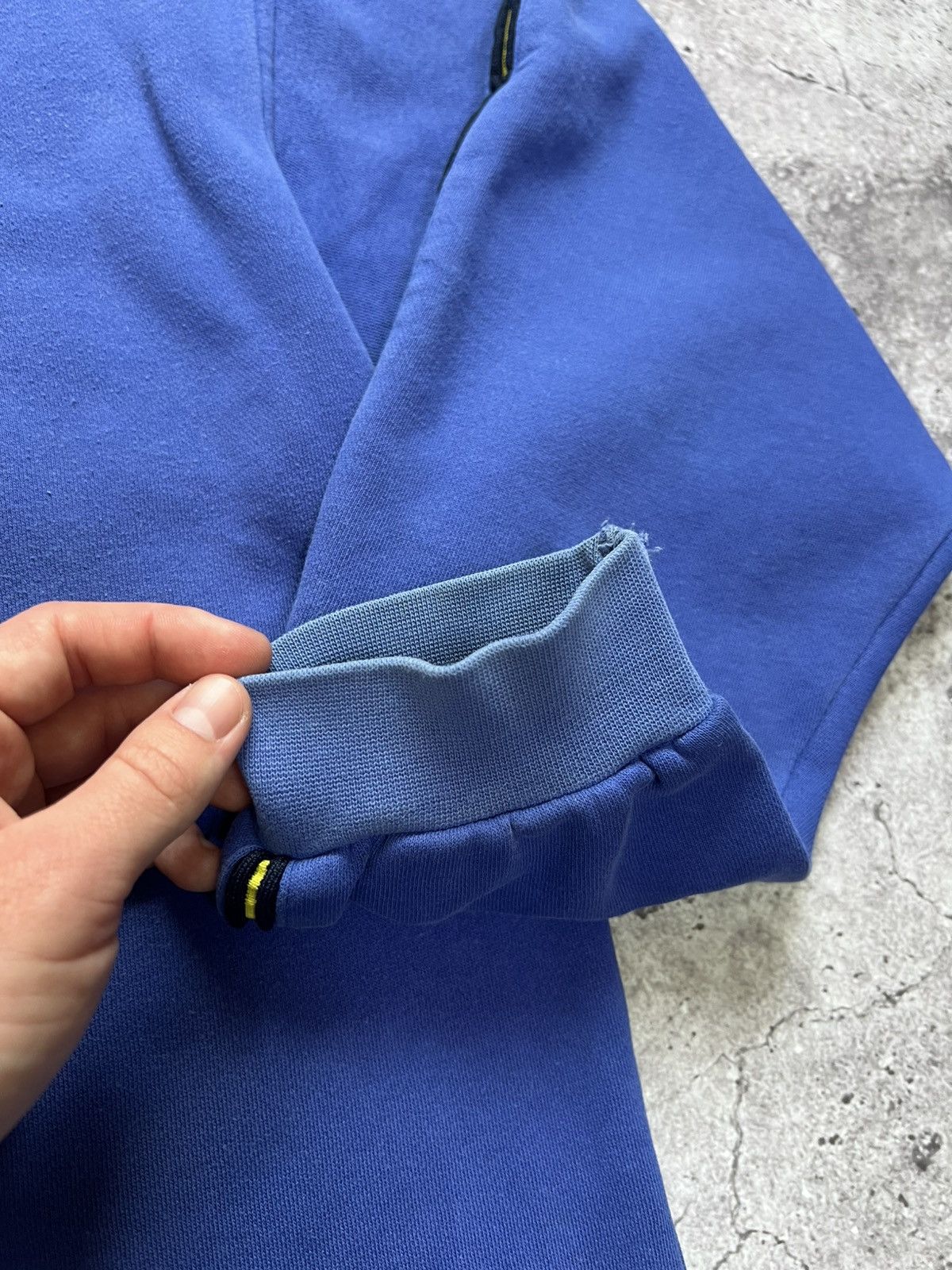 Vintage Vintage 90s Nike Sweatshirt 1/4 Zip Blue Size US XL / EU 56 / 4 - 22 Thumbnail