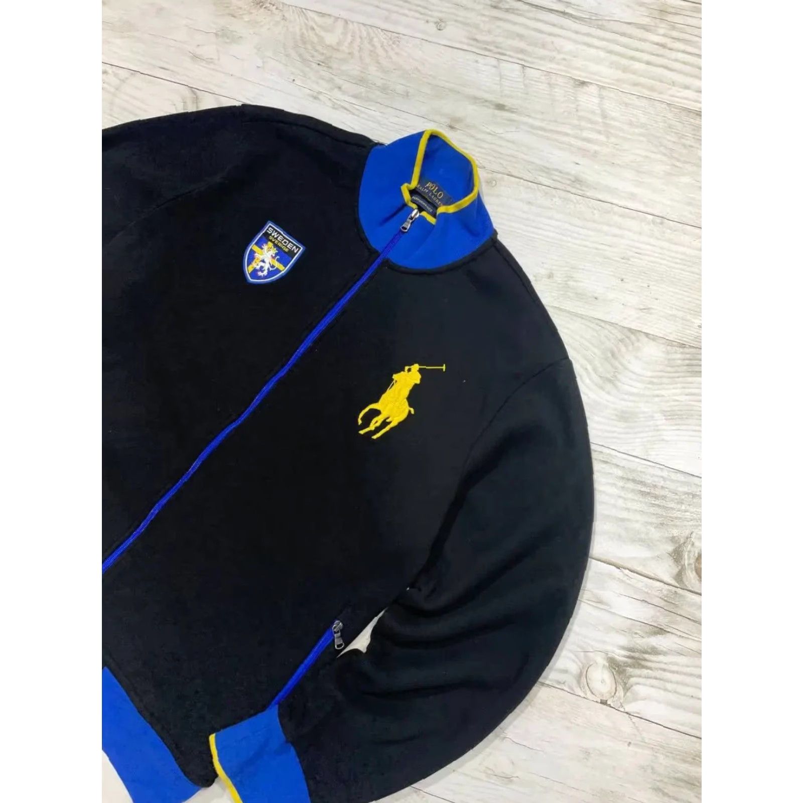 Polo Ralph Lauren Polo Ralph Lauren Sweden Full Zip Sweatshirt Jacket Big Pony Men Size 2XL Black Size US XXL / EU 58 / 5 - 4 Thumbnail