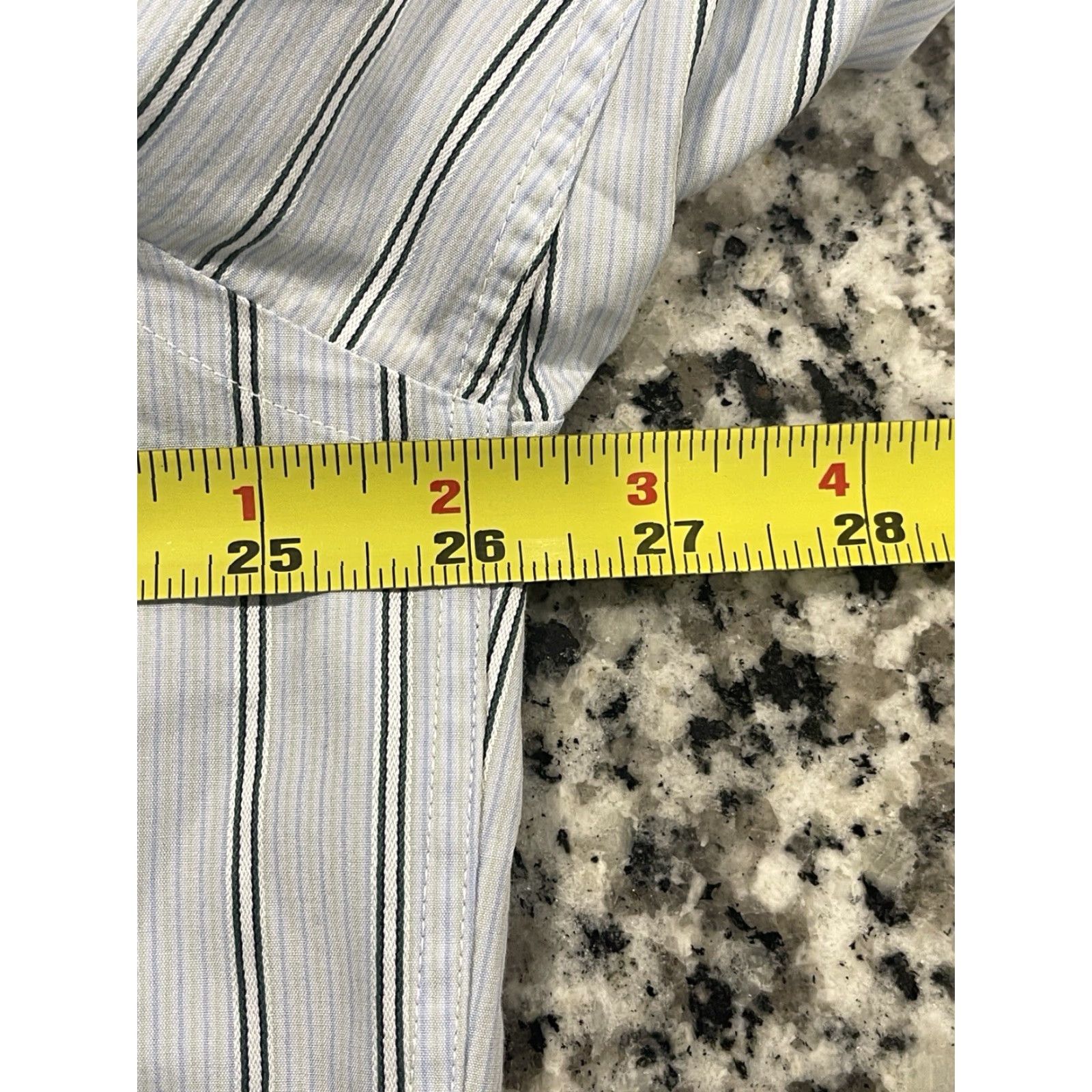 Canali Canali Shirt Mens Regular White Striped Button-Up Casual Preppy Italy 17.5 Long Sleeve Pocket Classic Button-Down Men Size US XL / EU 56 / 4 - 4 Thumbnail