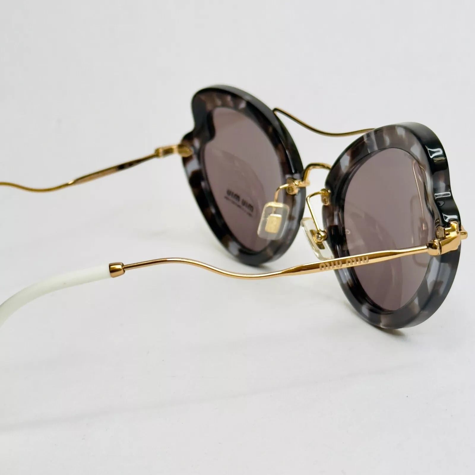 Miu Miu MIU MIU SCENIQUE Butterfly 11R Designer Sunglasses MU11RS Size ONE SIZE - 5 Thumbnail