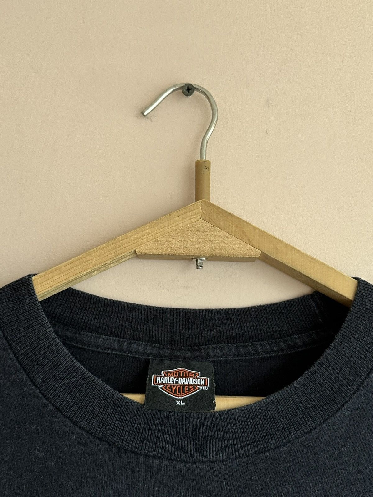 Harley Davidson × Vintage Vintage 00s Harley Davidson Bryan College Pocket Long Sleeve Size US XL / EU 56 / 4 - 7 Thumbnail