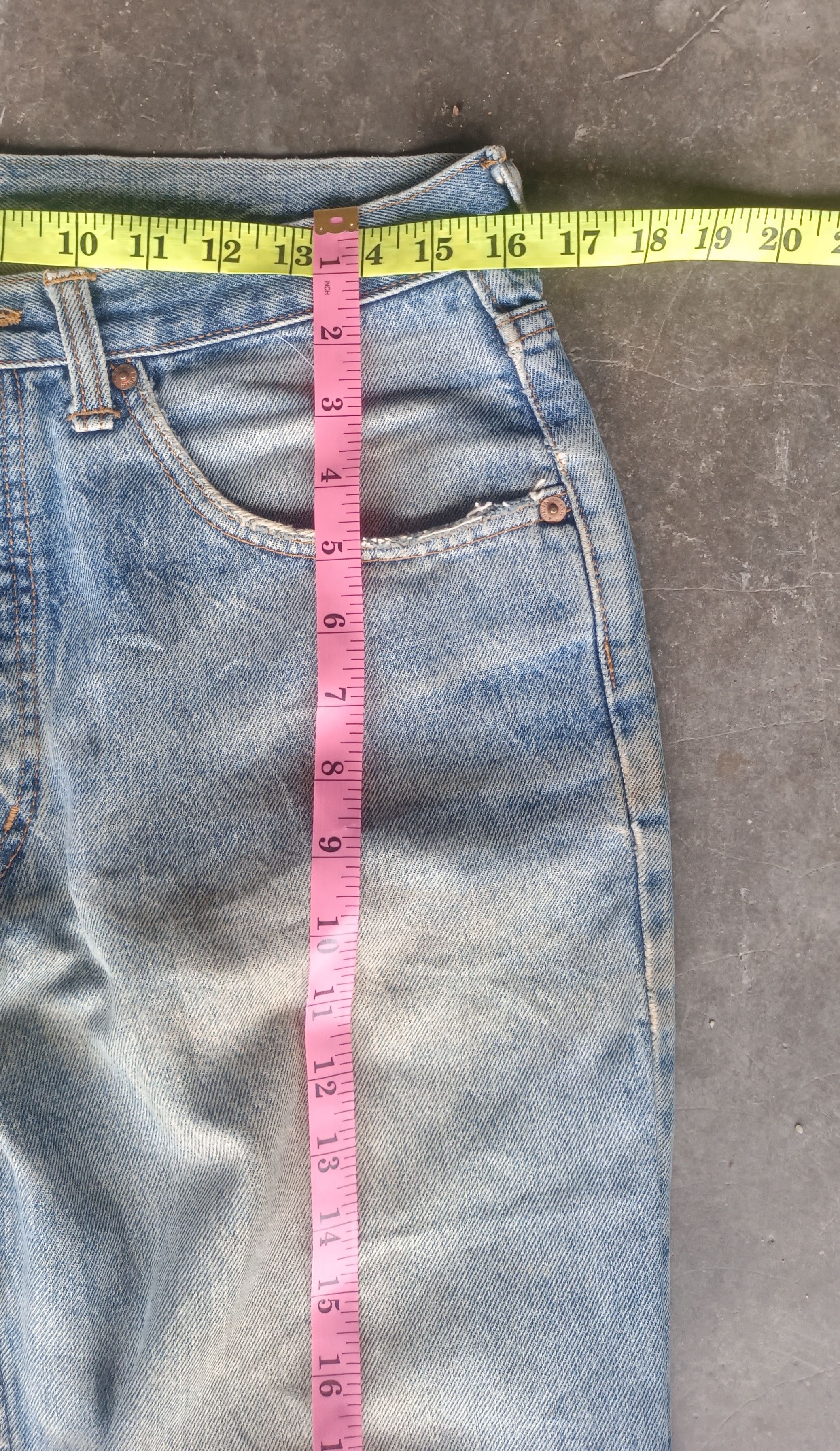 Edwin Vintage💥 Edwin Made In USA Distressed Denim Size US 32 / EU 48 - 19 Thumbnail