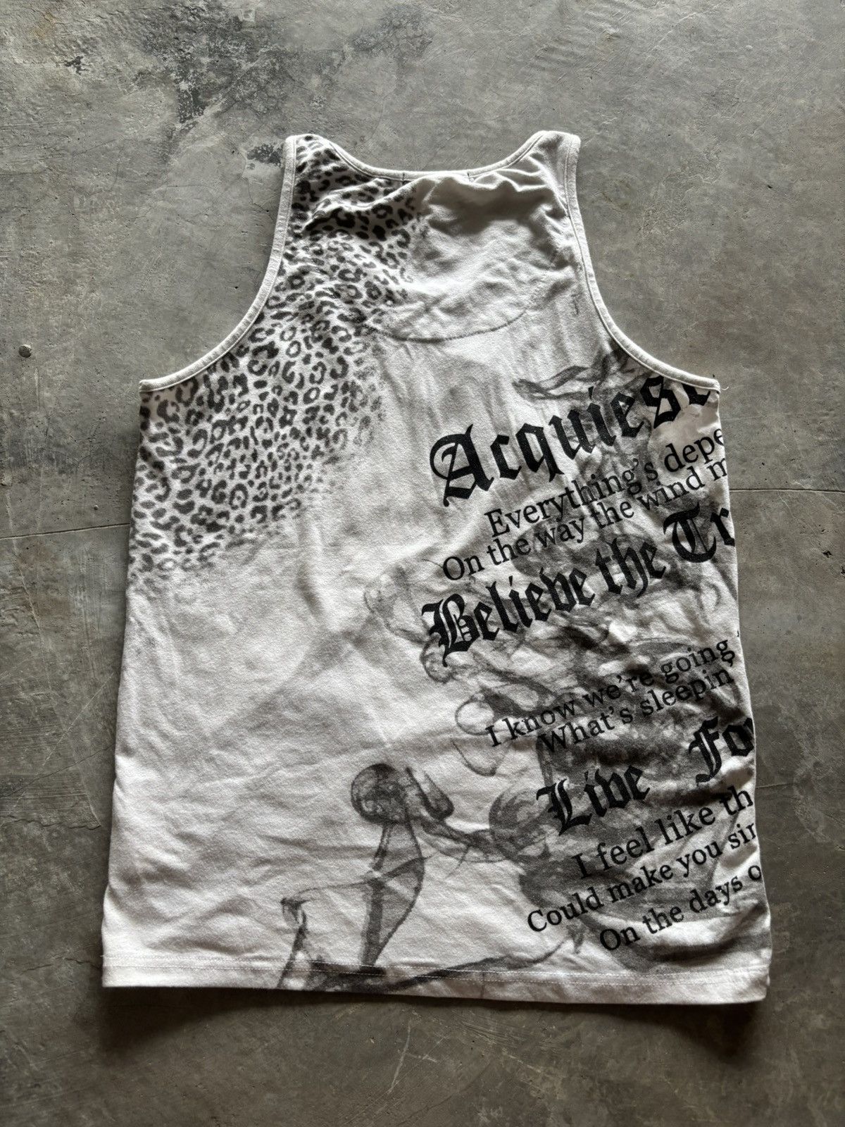 Hysteric Glamour Y2K clash ahead poem leopard print with glitter design Size US M / EU 48-50 / 2 - 12 Thumbnail