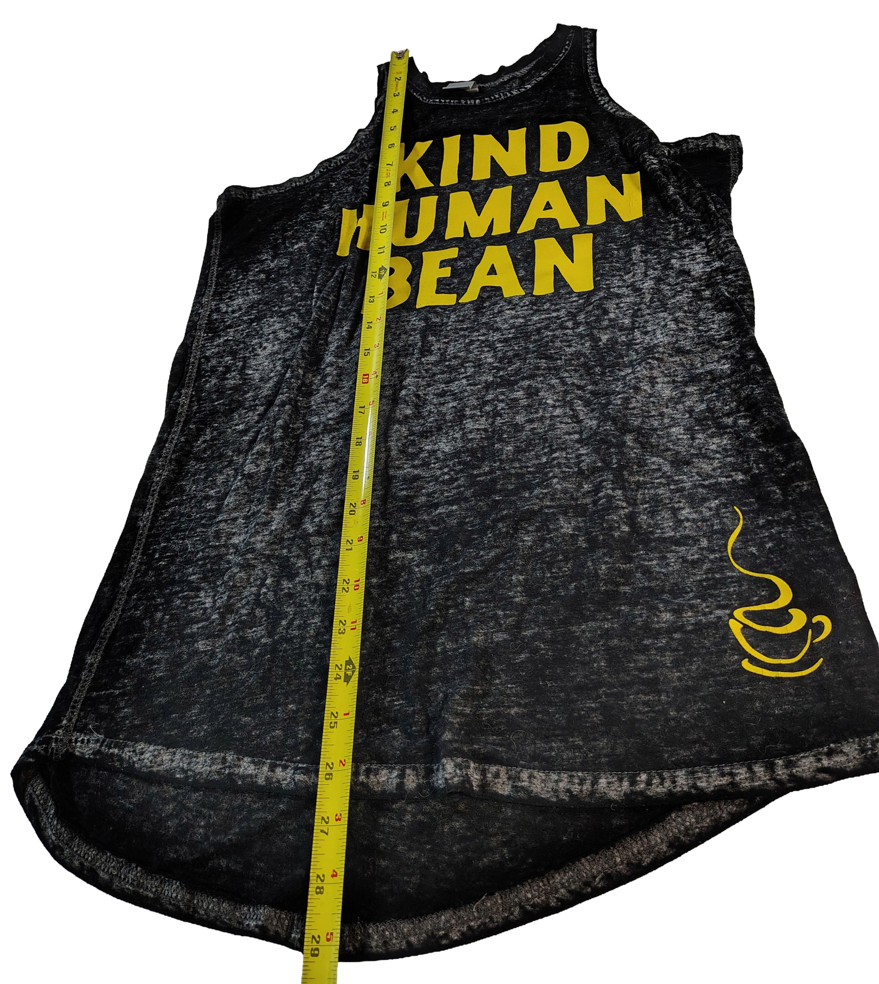 Other Men's Large "Kind Human Bean" Graphic Tank Top Size US L / EU 52-54 / 3 - 4 Thumbnail
