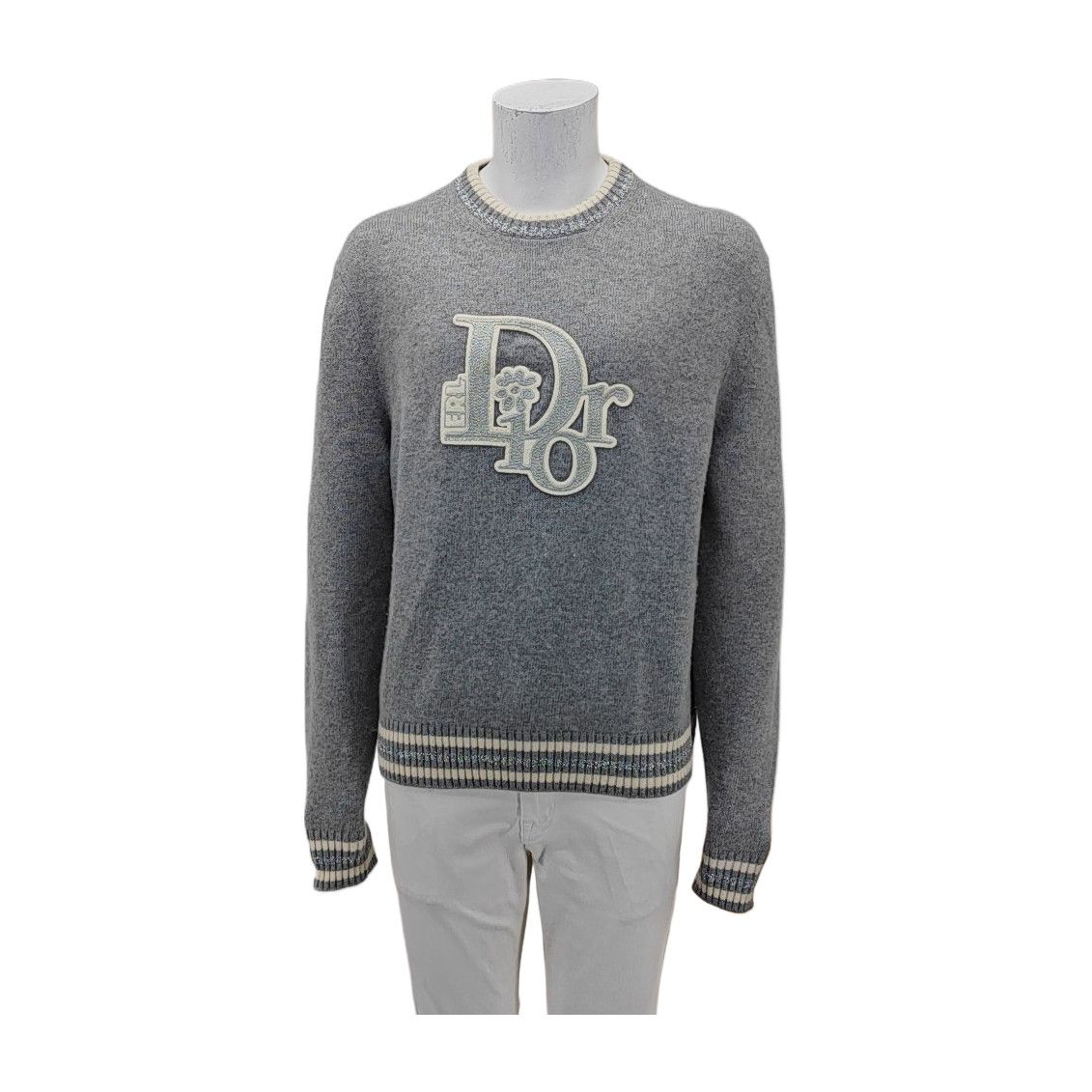 Dior Dior Homme Wool Cashmere Logo Sweater Size M Size US M / EU 48-50 / 2 - 1 Thumbnail