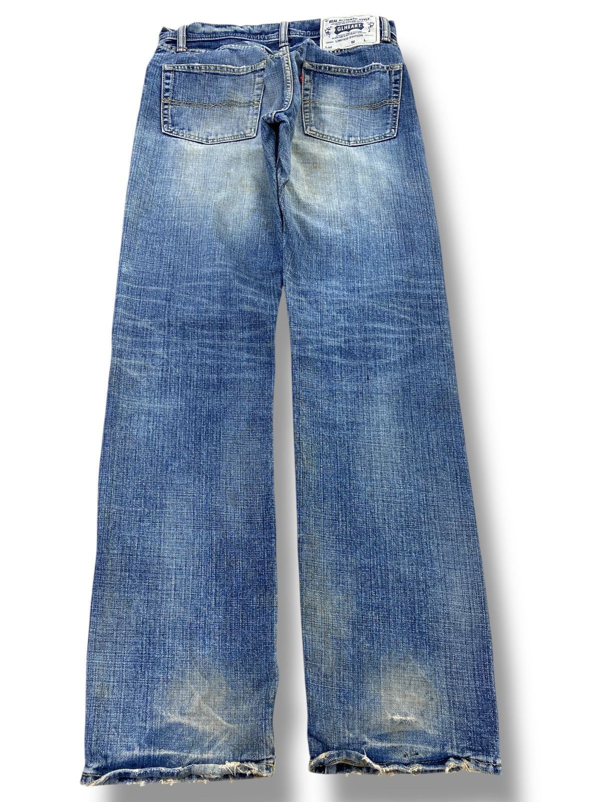 Japanese Brand Japanese Brand Light Faded Wash Style Straight Leg Jeans Size US 30 / EU 46 - 3 Thumbnail