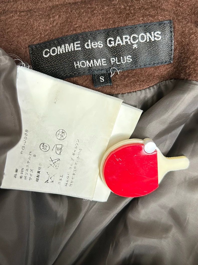 Comme des Garcons Comme Des Garcons Chocolate Fake Two-Piece Cashmere Coat Size S / US 4 / IT 40 - 9 Thumbnail