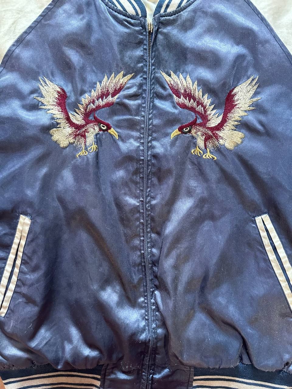 Japanese Brand × Vintage Vtg Ten Carat (West-Pac Tour) Embroidered Rayon Jacket Size US M / EU 48-50 / 2 - 17 Thumbnail
