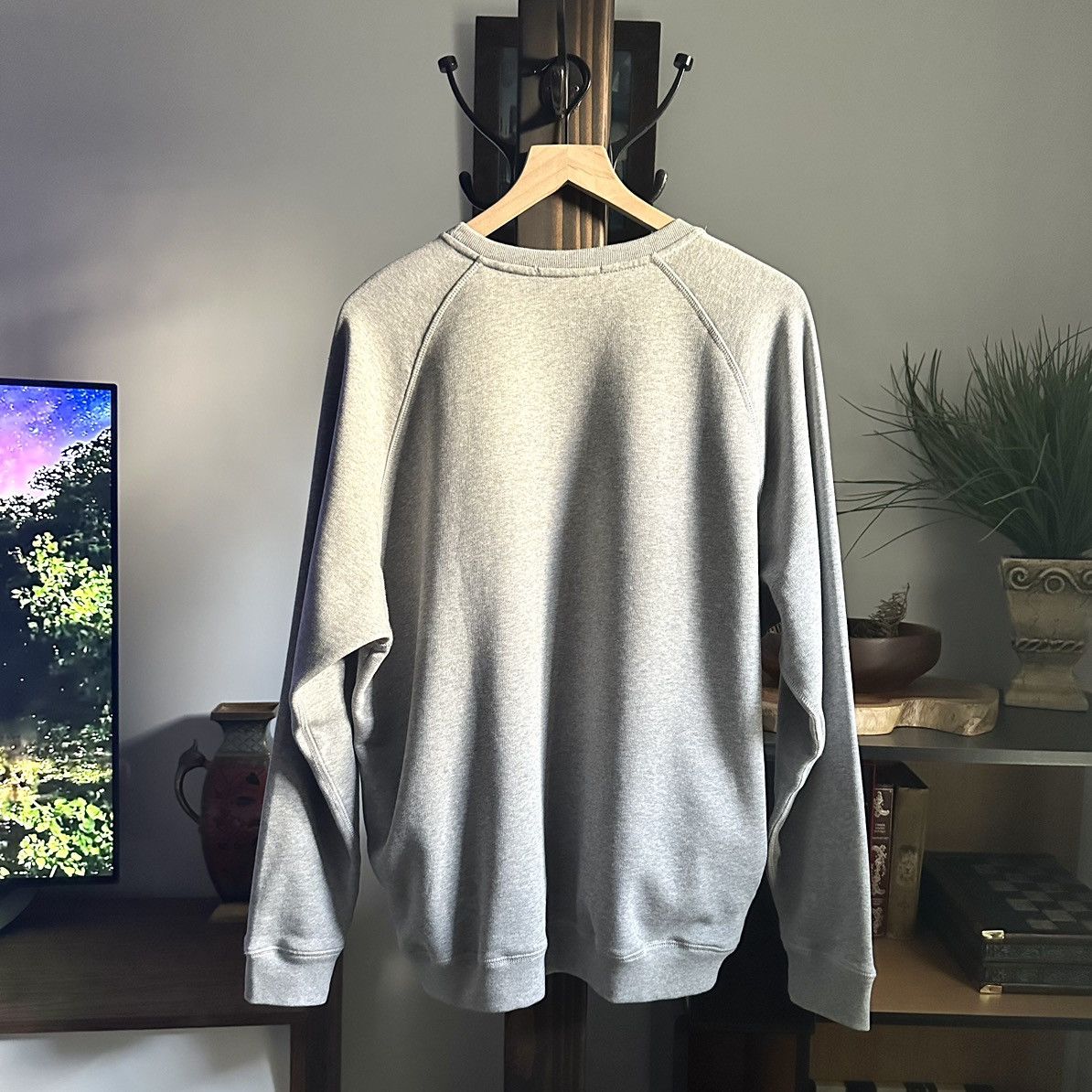 Mackintosh 🌿Mackintosh Crew Neck Sweatshirt GJM-207 - Grey x Navy🌿 Size US M / EU 48-50 / 2 - 3 Thumbnail
