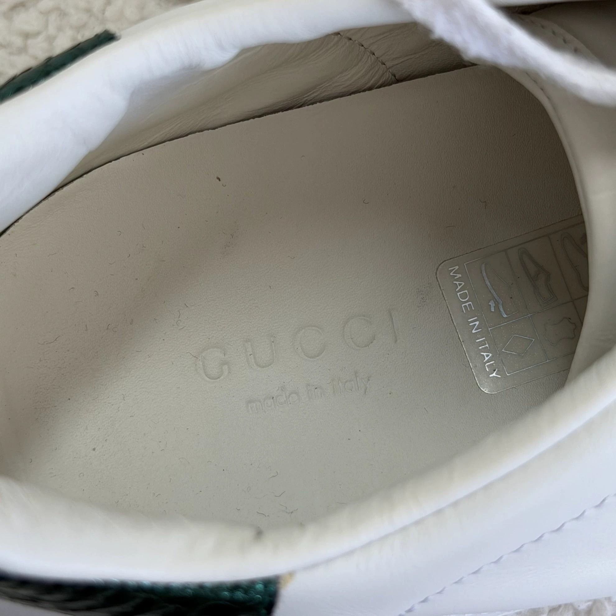 Gucci Gucci White Bee Embroidered Sneaker 39 2377 Size US 8.5 / EU 41-42 - 8 Thumbnail