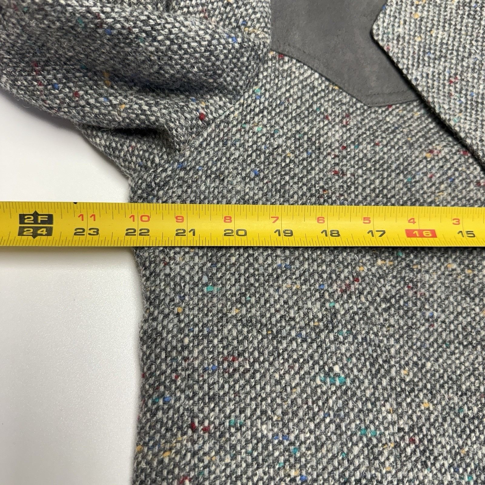 Pendleton Vintage Pendleton Tweed Wool Blazer Sport Coat Mens 44 Gray Size 44R - 13 Thumbnail