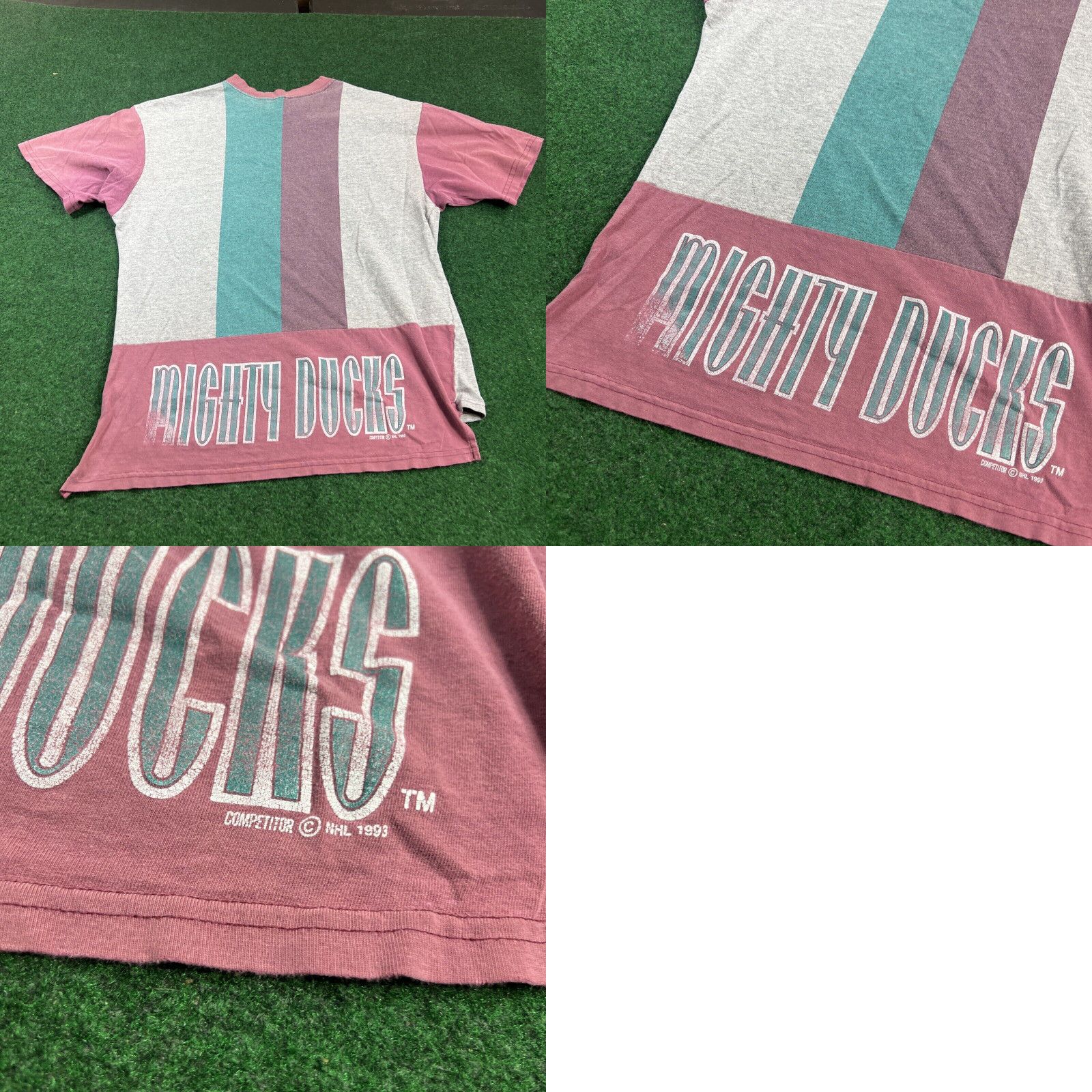 Disney vintage single stitch M 1993 anaheim might ducks shirt trench disney hockey usa Size US M / EU 48-50 / 2 - 8 Thumbnail