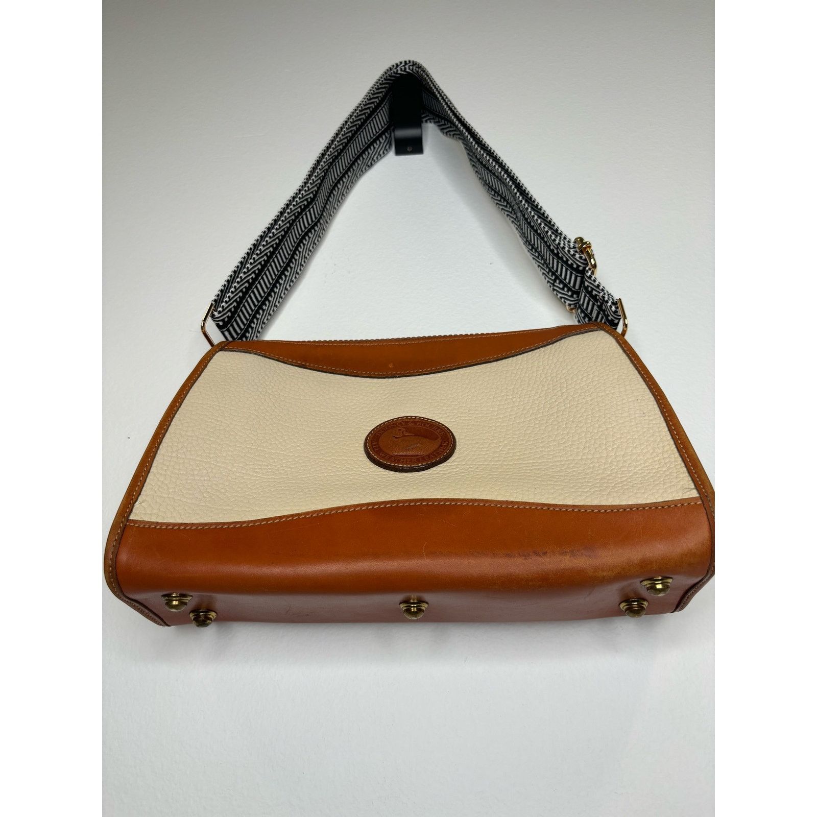 Dooney & Bourke Dooney Bourke Beige with Brown Trim Size ONE SIZE - 2 Thumbnail