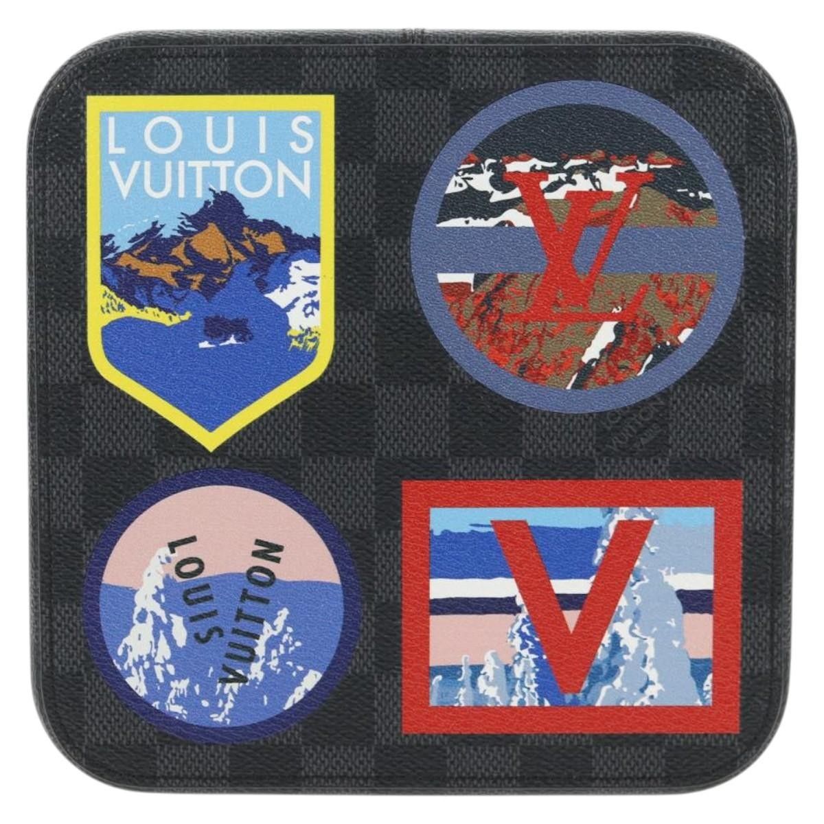 Louis Vuitton Box Camille Case Alps Patches Damier Graphite and Leather