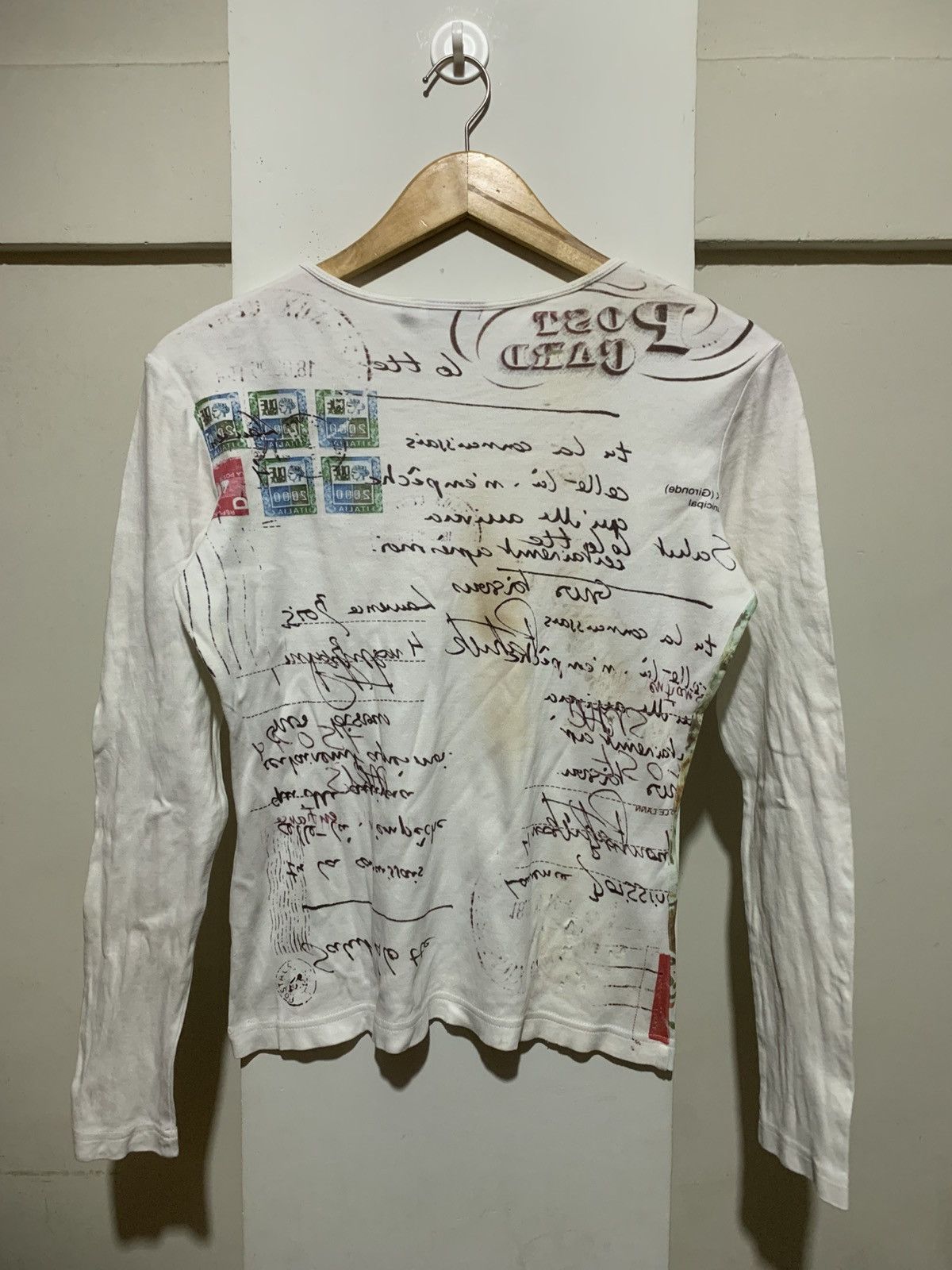 Mexx Japanese Mexx Postcard All Over Print Long Sleeve tee Women Size M / US 6-8 / IT 42-44 - 19 Thumbnail