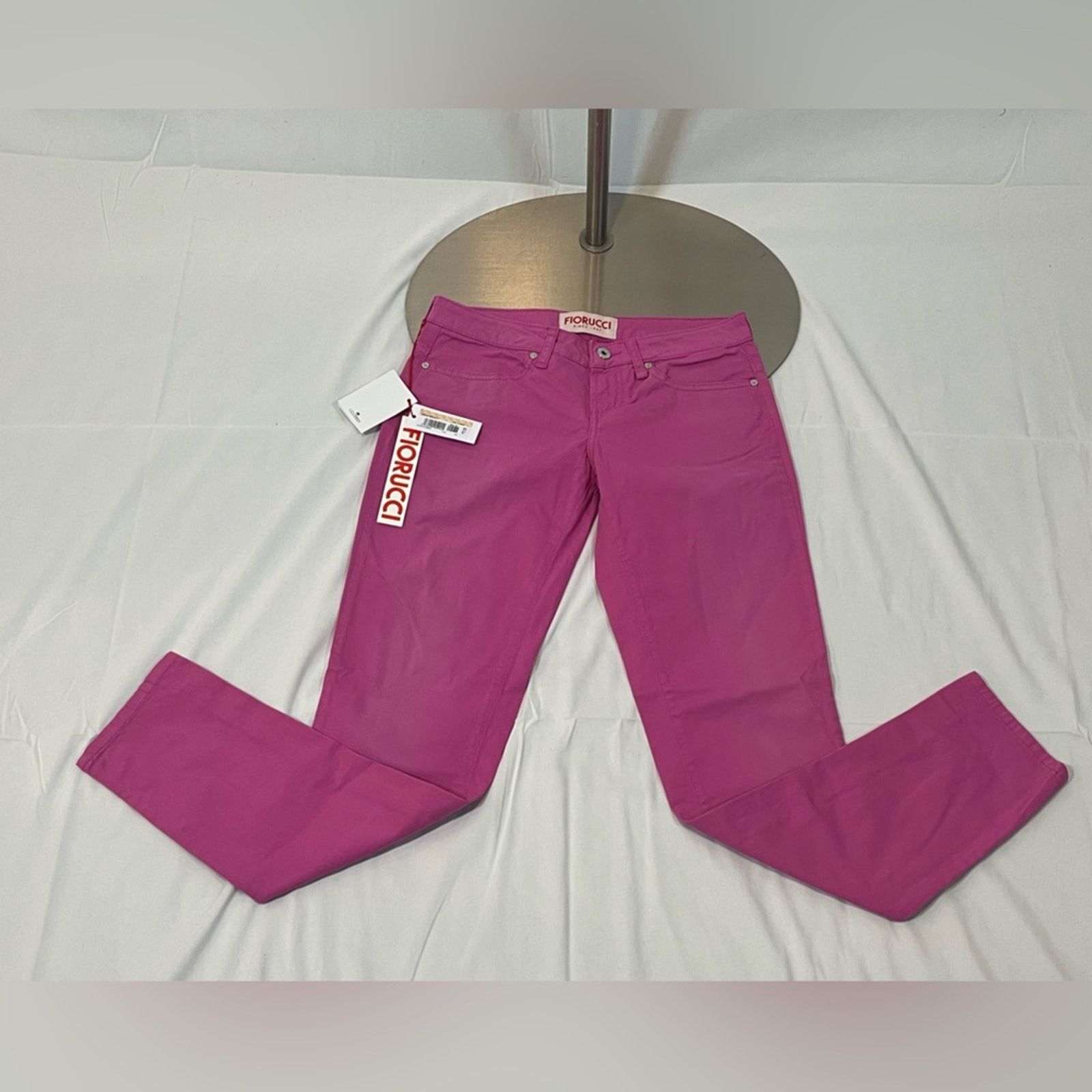 Fiorucci Fiorucci Pink Pants Size 28" / US 6 / IT 42 - 1 Thumbnail