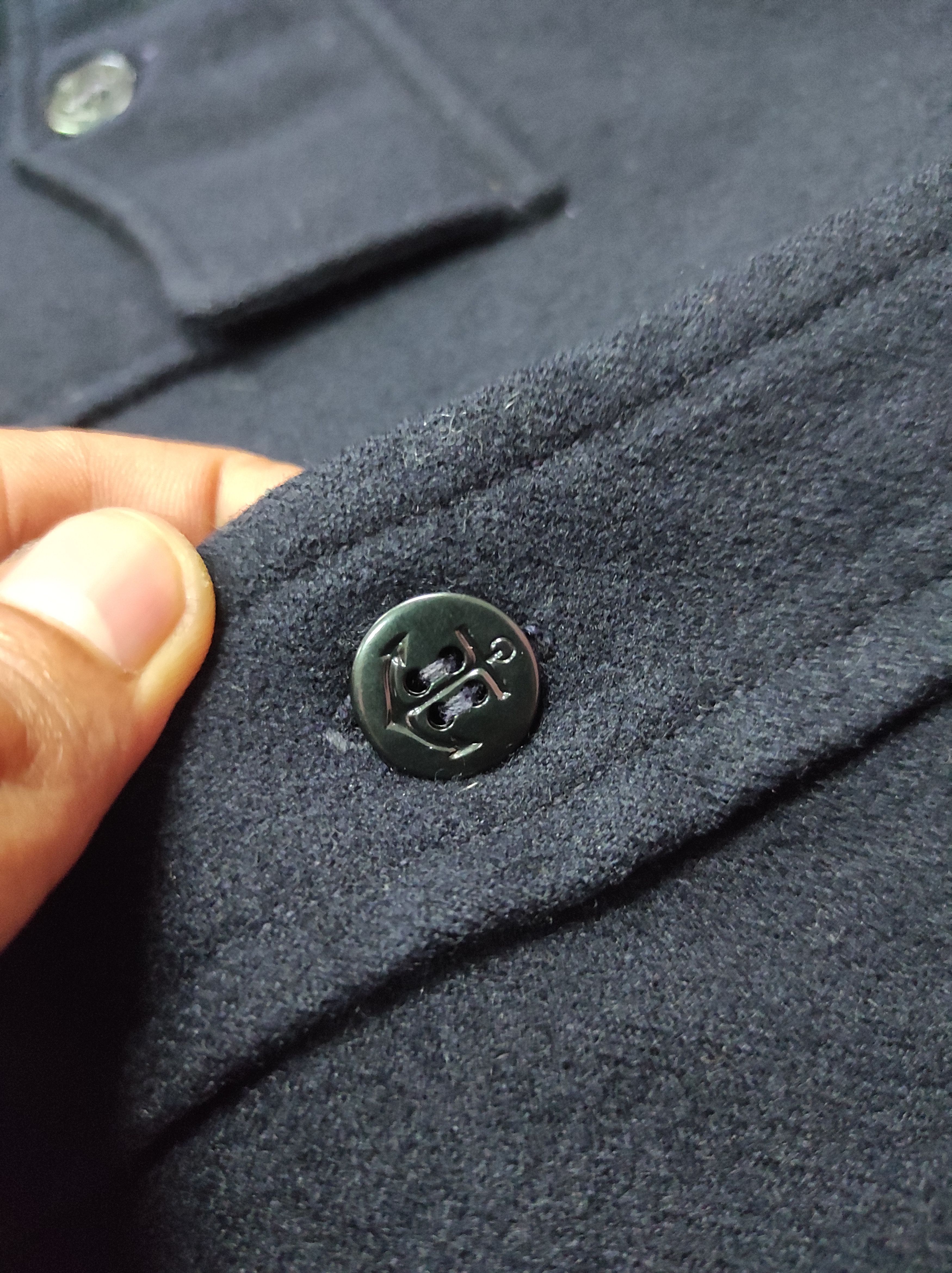MILITARY MAN'S WOOL CPO BLUE DOYLE SHIRT JACKET