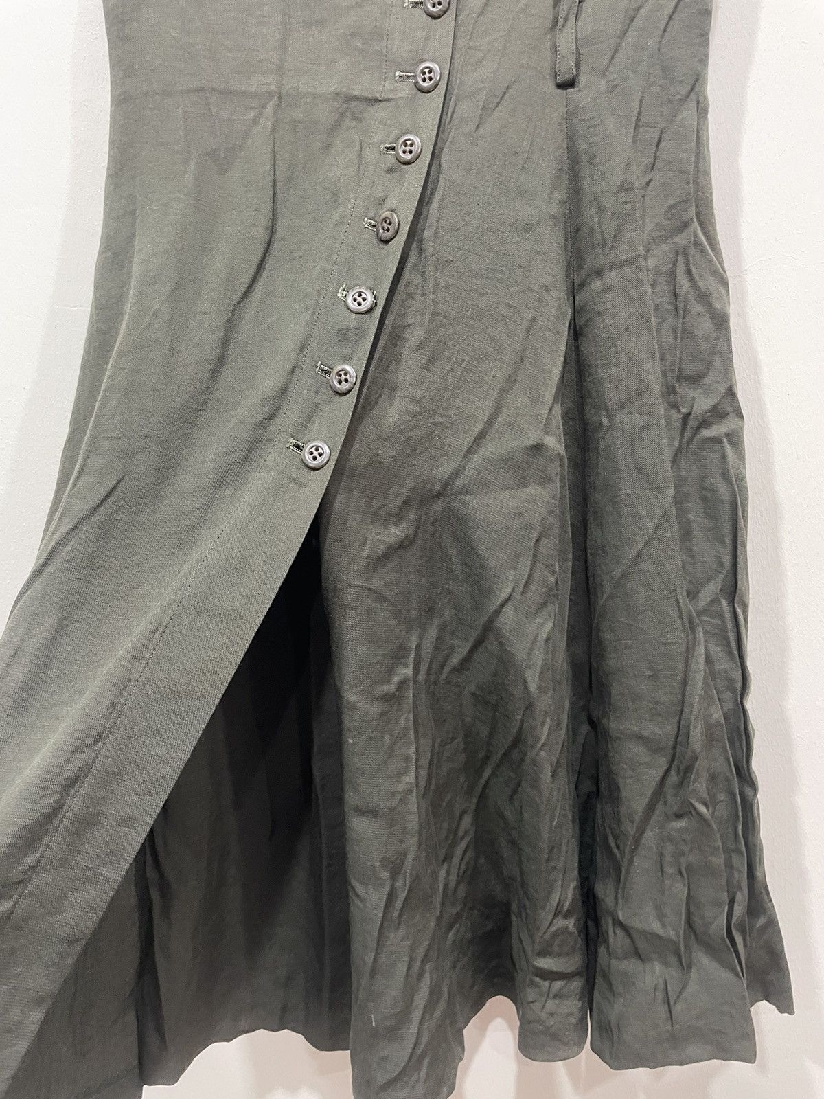ATSURO TAYAMA Atsuro Tayama Wrap Pleated Skirt Size 27" / US 4 / IT 40 - 3 Thumbnail