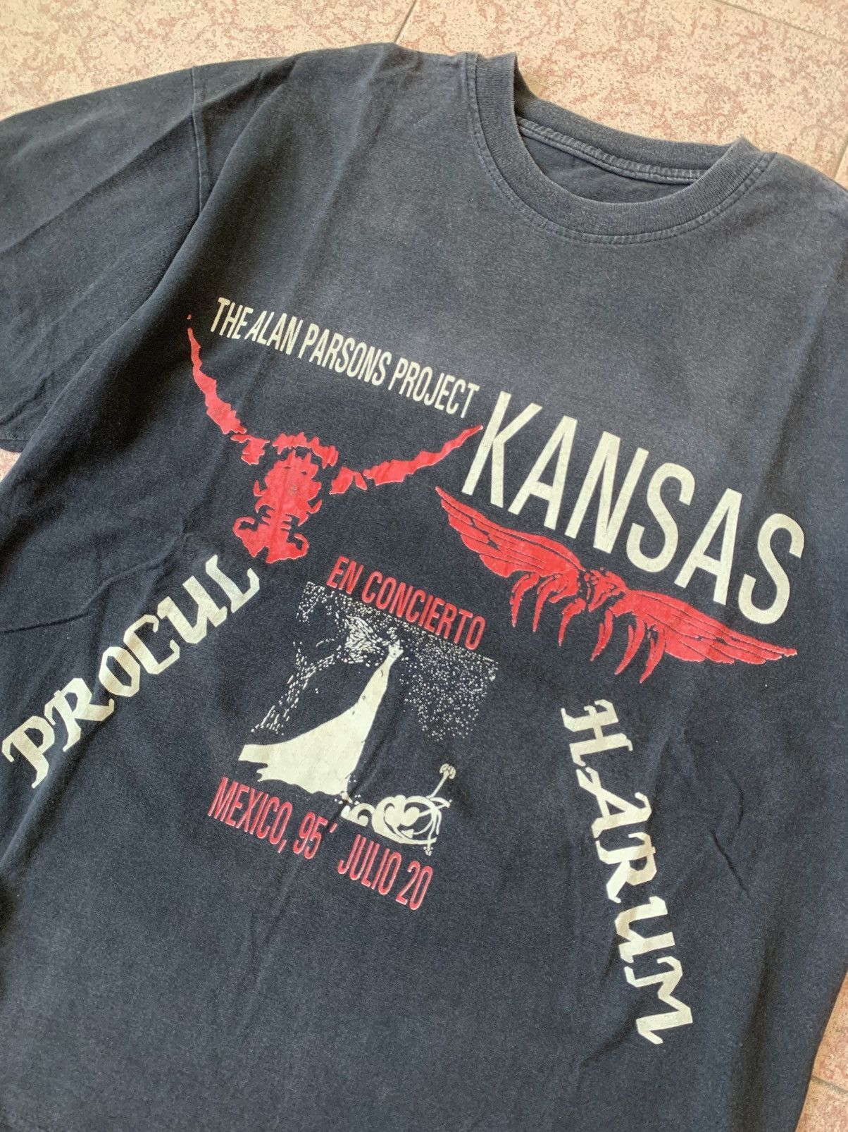 Vintage Vintage Alan Parson Project KANSAS Procol Harum tour tee Size US XL / EU 56 / 4 - 2 Thumbnail