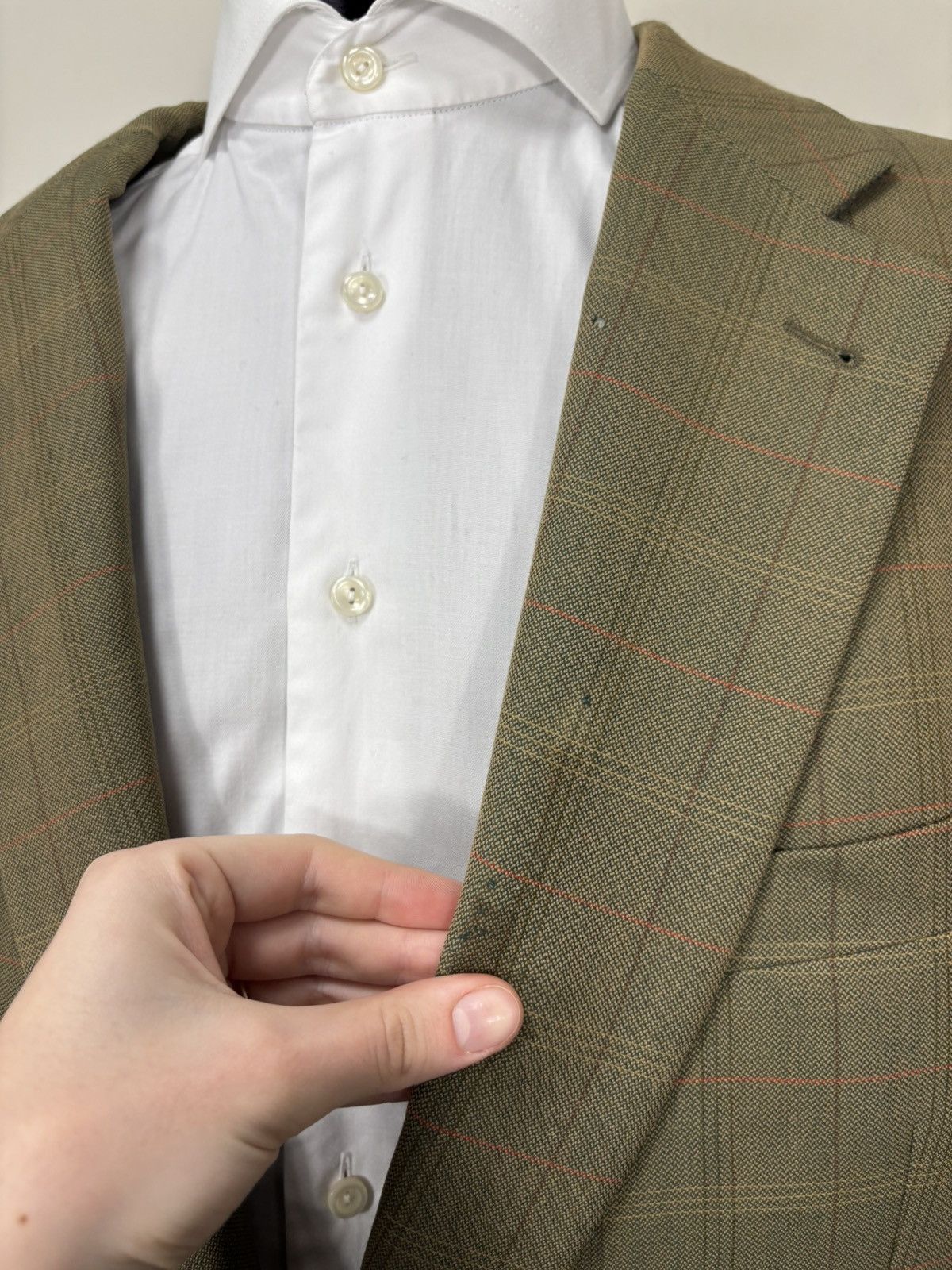 Burberry Vintage Burberry Prince Of Wales Check Wool Blazer Jacket Size 46R - 4 Thumbnail