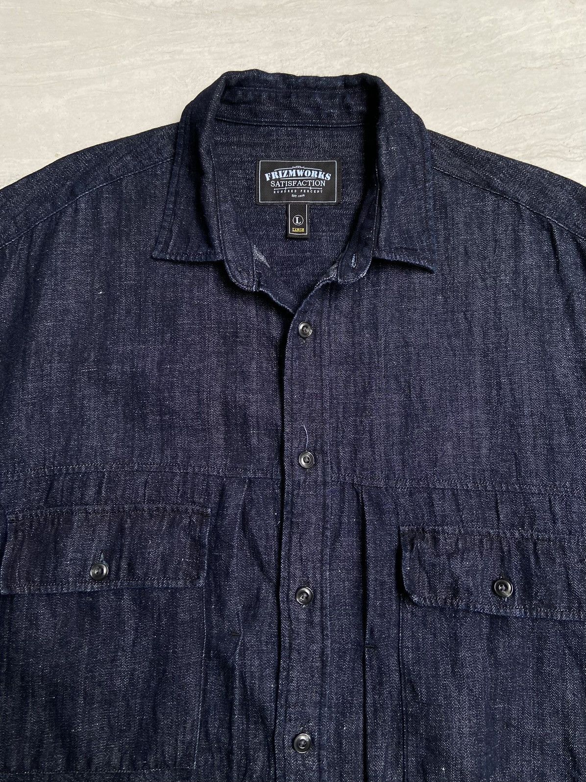 FrizmWORKS FRIZM WORKS Denim Shirt Size US XL / EU 56 / 4 - 8 Thumbnail