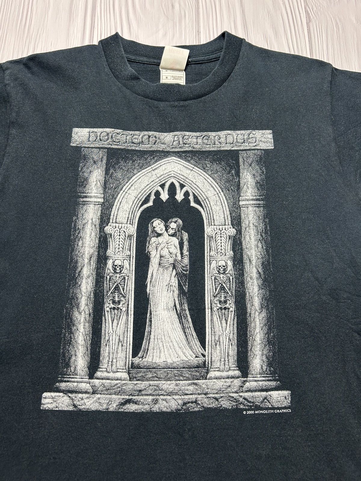 Band Tees Vintage 2000 Monolith Graphics Joseph Vargo Gothic Art Tee Size US M / EU 48-50 / 2 - 4 Thumbnail