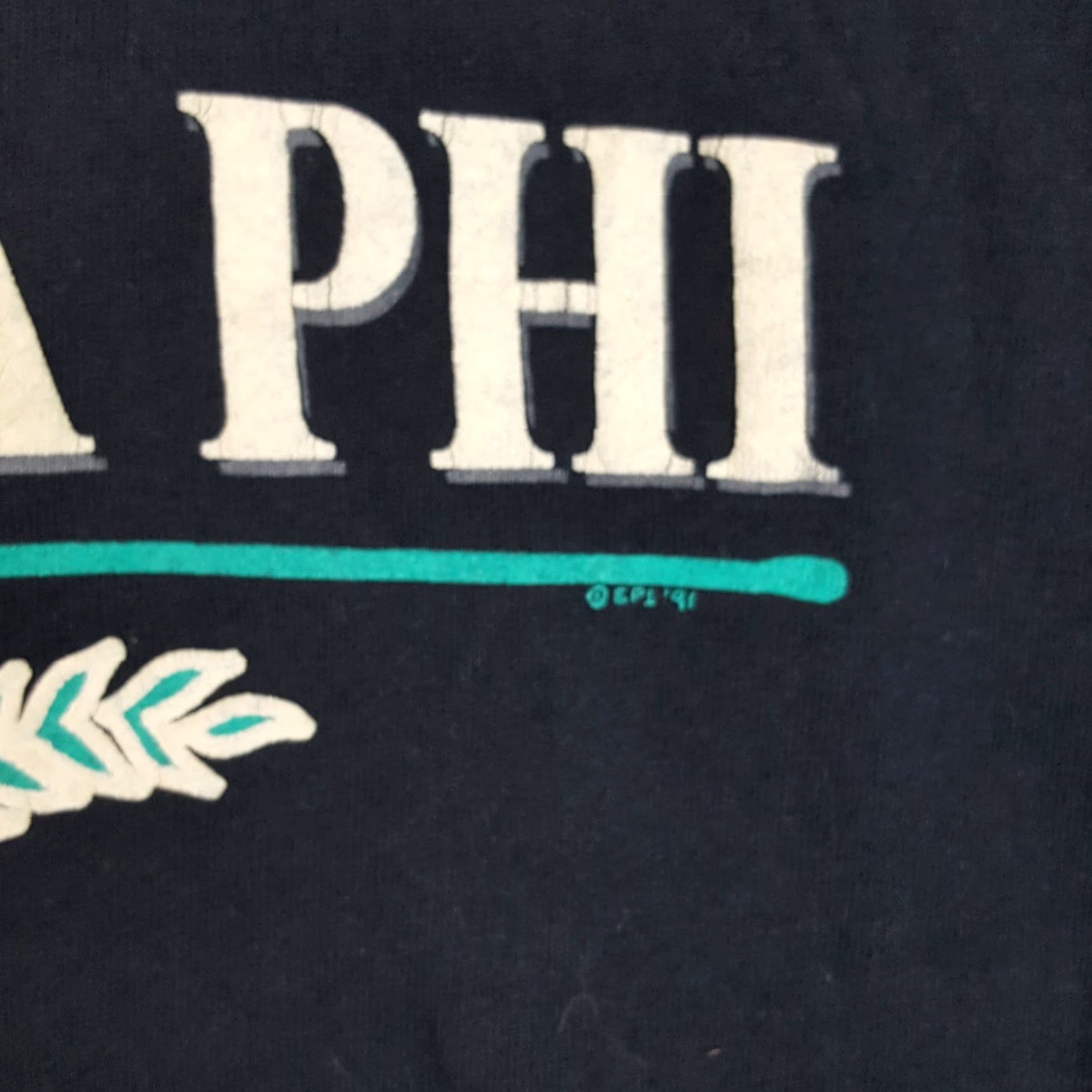 Vintage VINTAGE Beta Sigma Phi T-Shirt College University 90s XL Blue Men Short Sleeve Crew Neck Embroidered Logo Size US XL / EU 56 / 4 - 3 Thumbnail