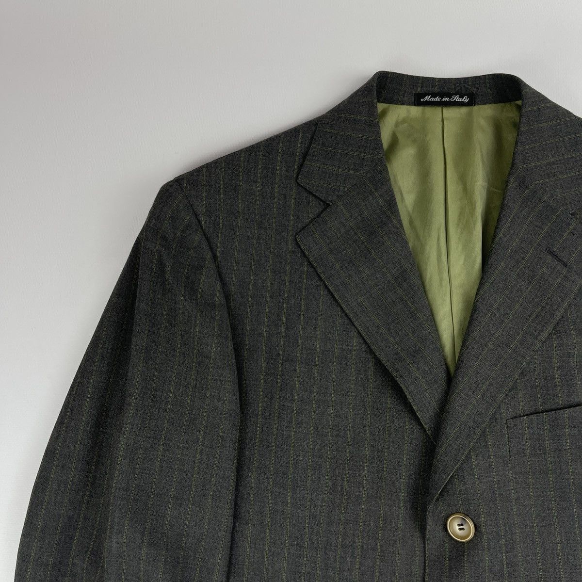 Designer × Pal Zileri Pal Zileri Stripped Single Breasted 3 Btn Suit Size 40R - 5 Thumbnail