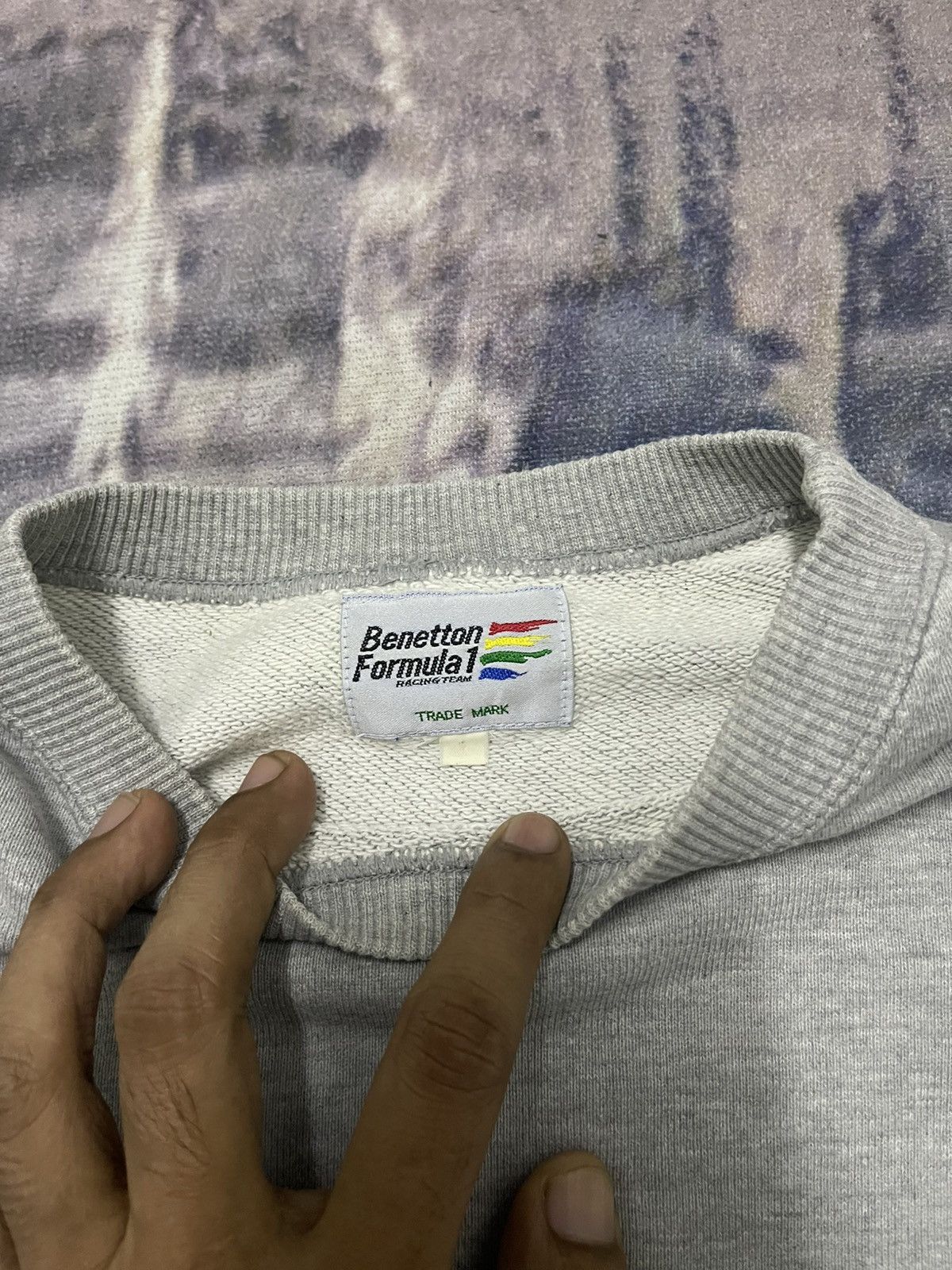 United Colors Of Benetton 90s UNITED COLORS OF BENETTON FORMULA 1 RACING TEAM CREWNECK Size US L / EU 52-54 / 3 - 12 Thumbnail
