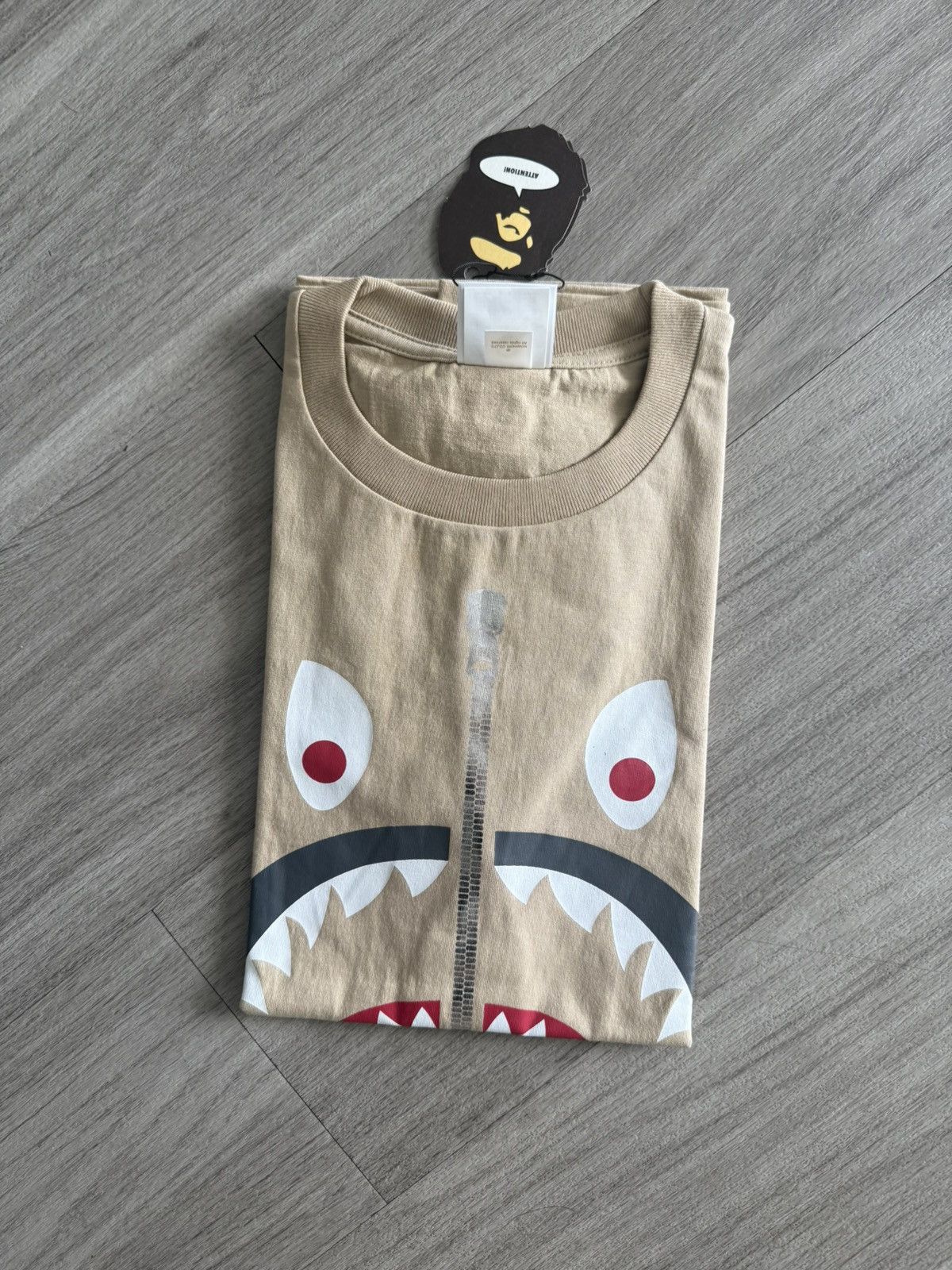 Bape Bape Shark tee Size US S / EU 44-46 / 1 - 3 Thumbnail