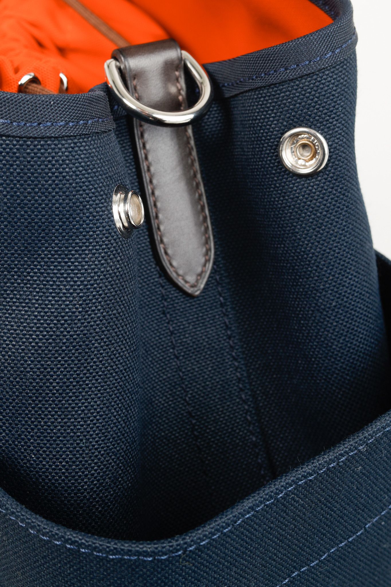 Hermes Hermes Grooming Bleu Navy & Feu Canvas Bag Size ONE SIZE - 11 Thumbnail