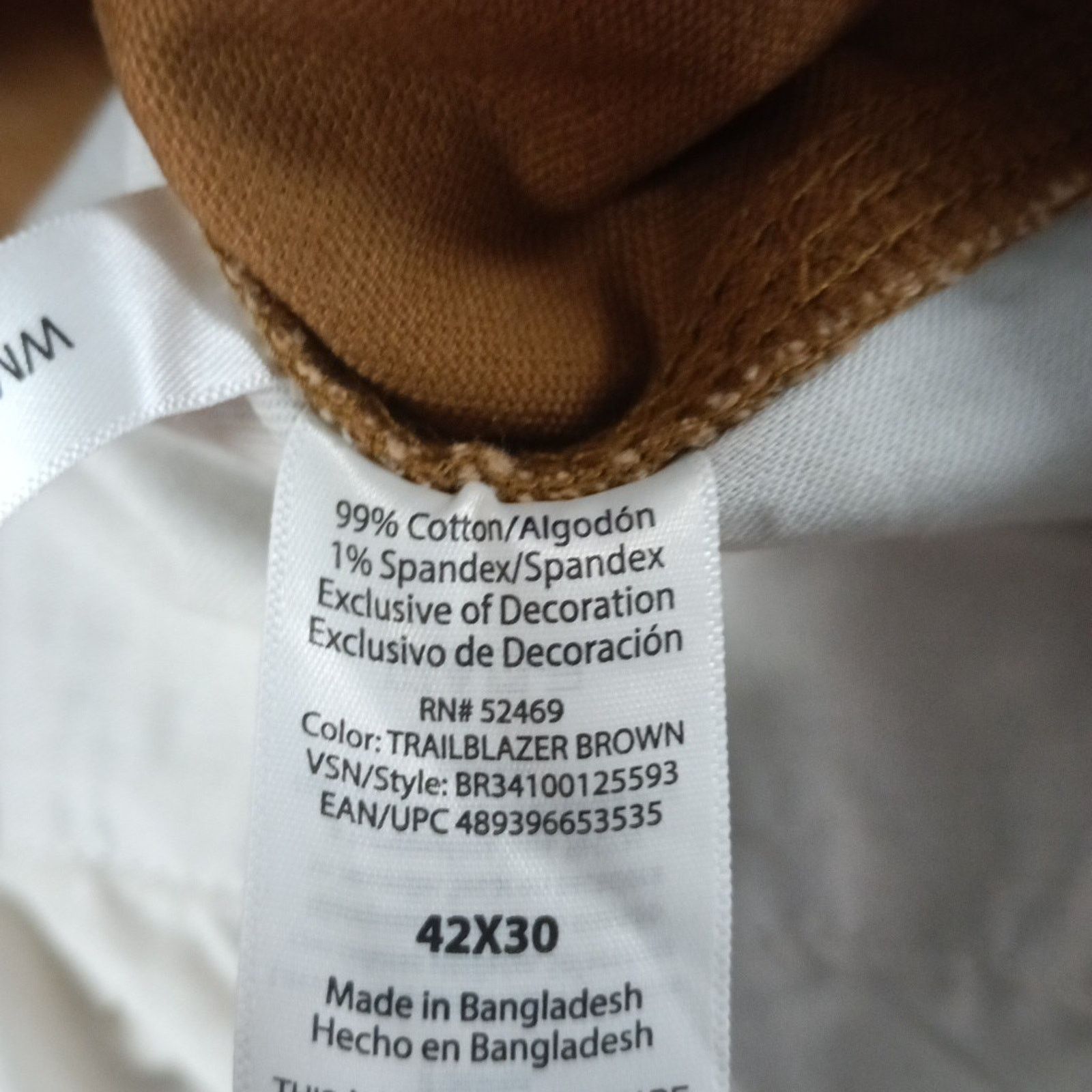Other Brahma Work Carpenter Pants Men Size 42x30 Relaxed Fit Brown Size US 42 / EU 58 - 5 Thumbnail