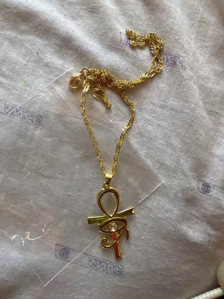 Jewelry Eye of Horus Pendant Necklace Size ONE SIZE - 3 Thumbnail