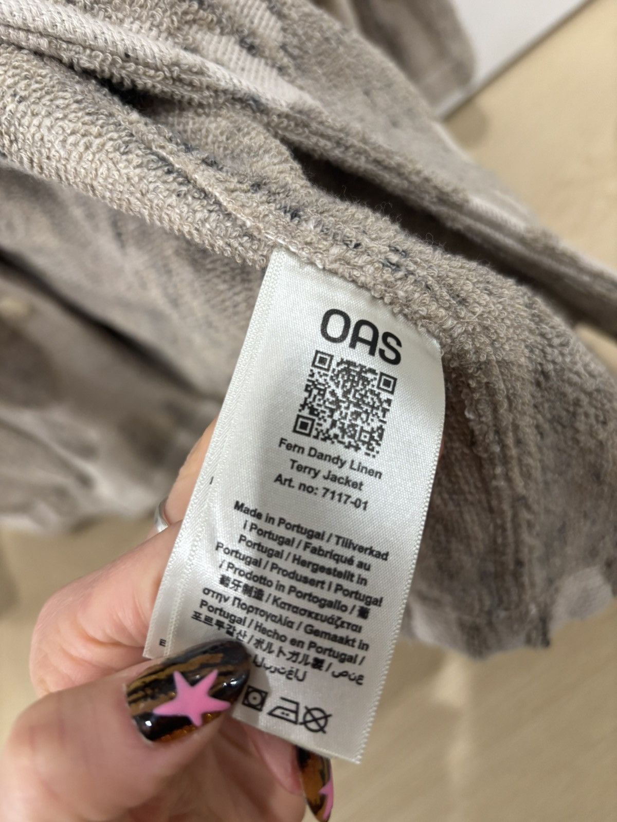 OAS OAS Fern Dandy Linen Terry Jacket Size US L / EU 52-54 / 3 - 6 Thumbnail