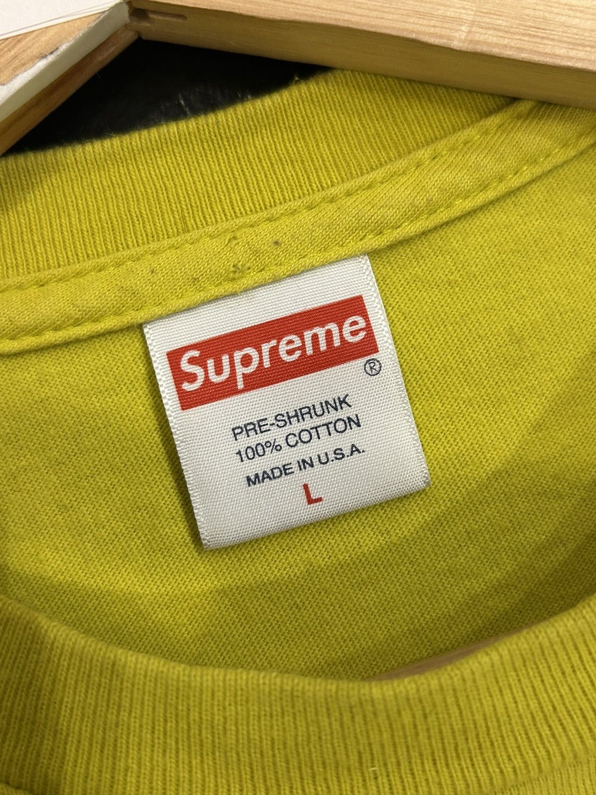 Supreme Supreme Dragon Tee - Sulfur Yellow Size US L / EU 52-54 / 3 - 3 Thumbnail