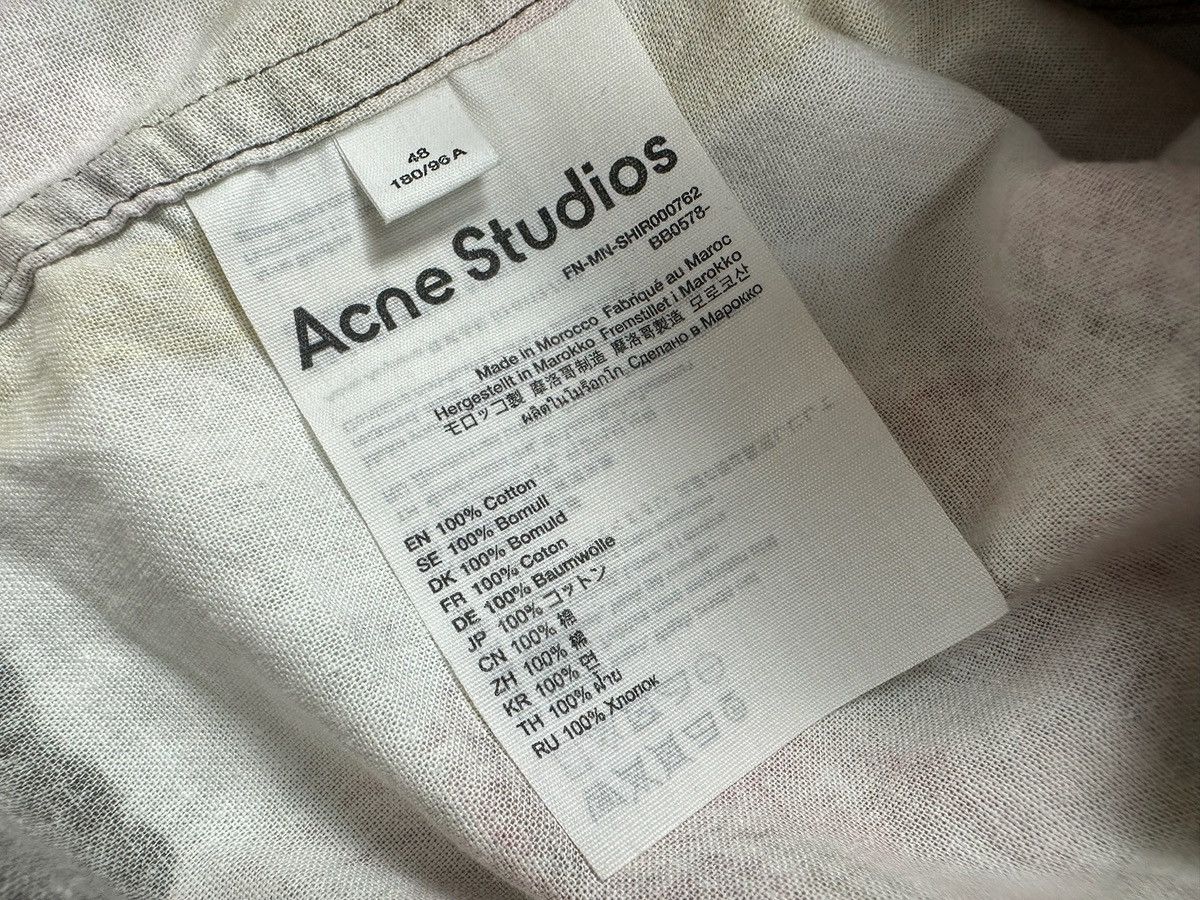 Acne Studios Acne Studios 24SS 3D Printed Shirt Size US M / EU 48-50 / 2 - 8 Thumbnail