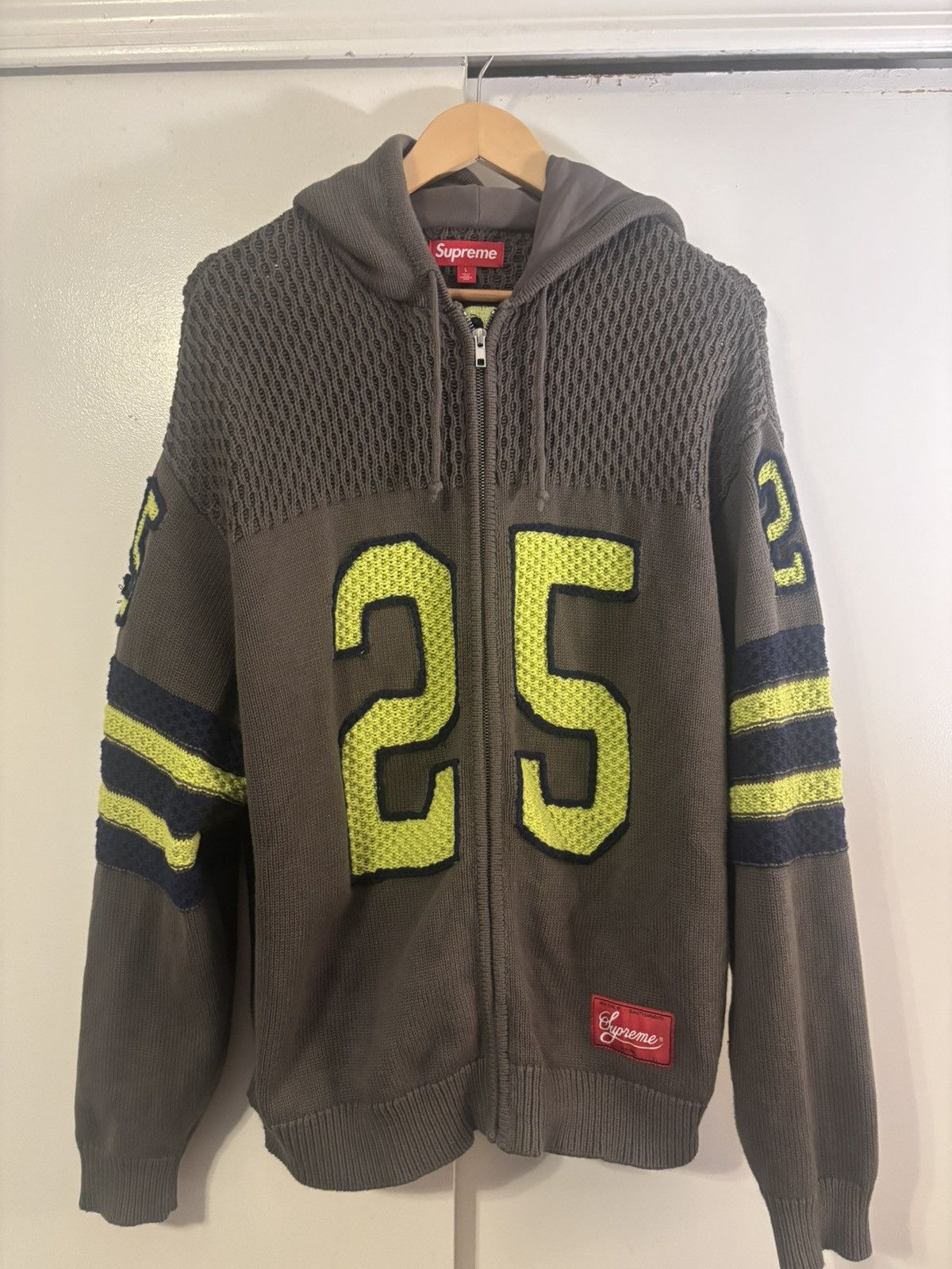 Supreme SUPREME UMBRO ZIP UP SWEATER SS25 UMBRO KNIT SOCCER JACKET