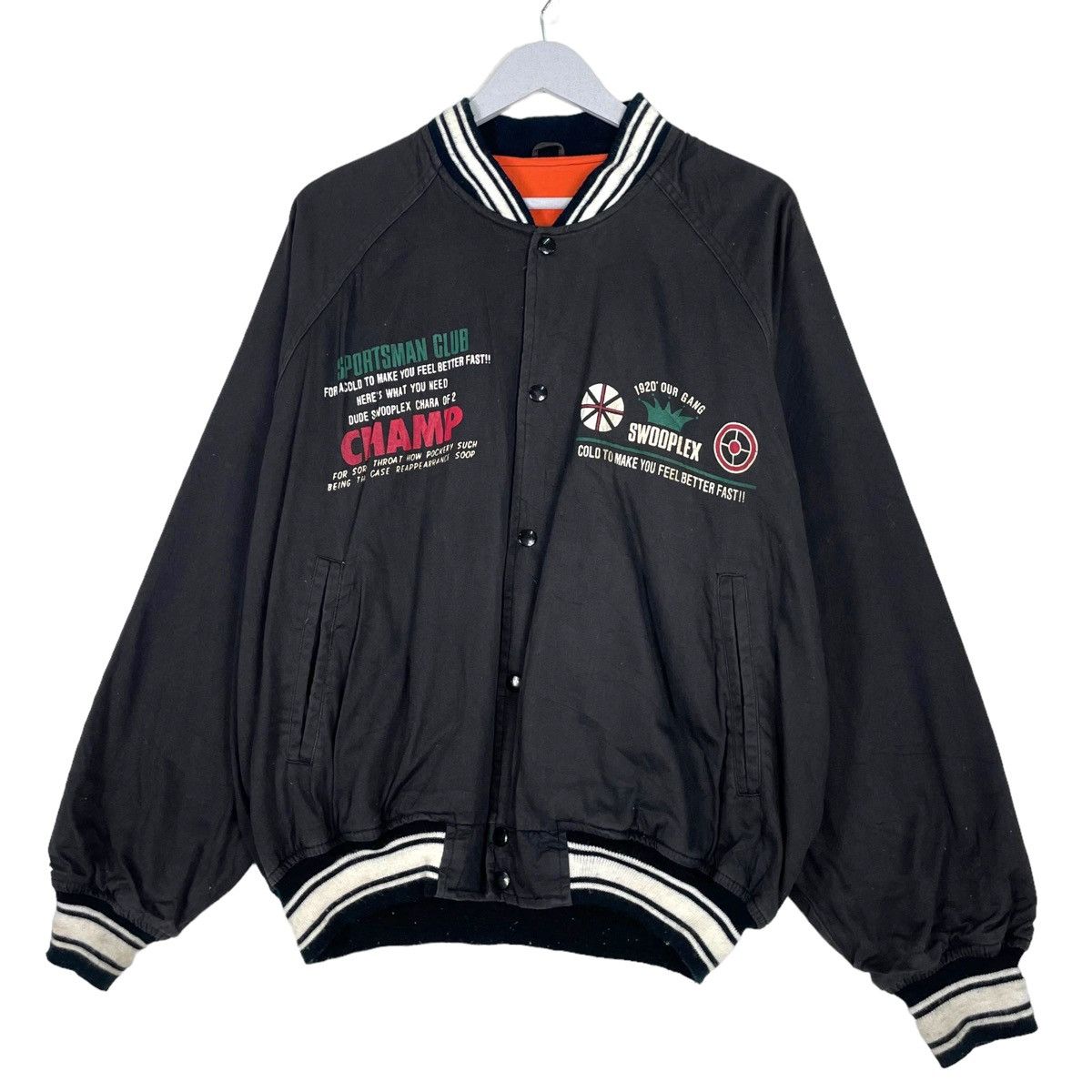 Japanese Brand × Sports Specialties 💥SWOOPLEX SPORTMAN CLUB BOMBER JACKET Size US L / EU 52-54 / 3 - 3 Thumbnail